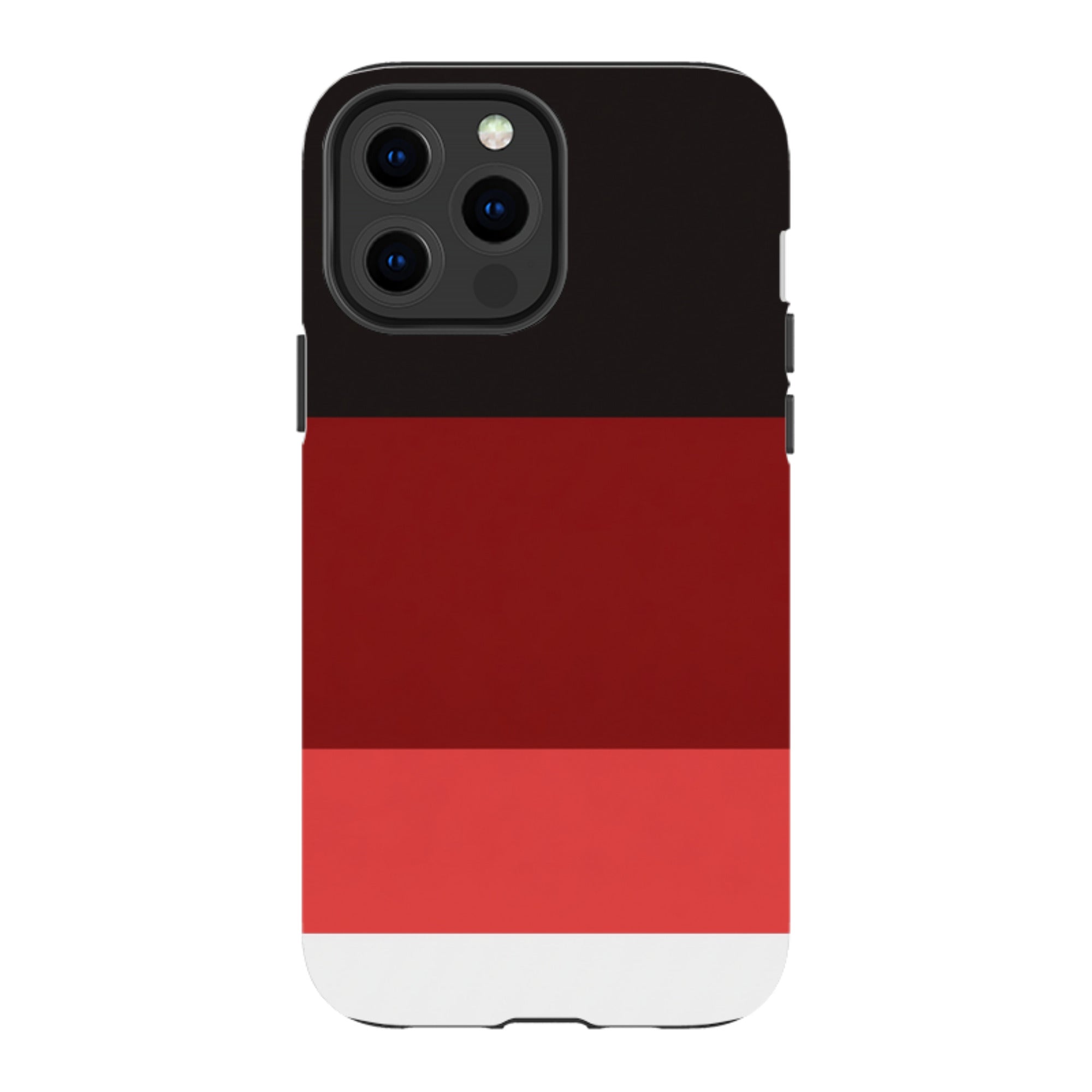 iPhone Tough Case - Crimson and Black Gradient