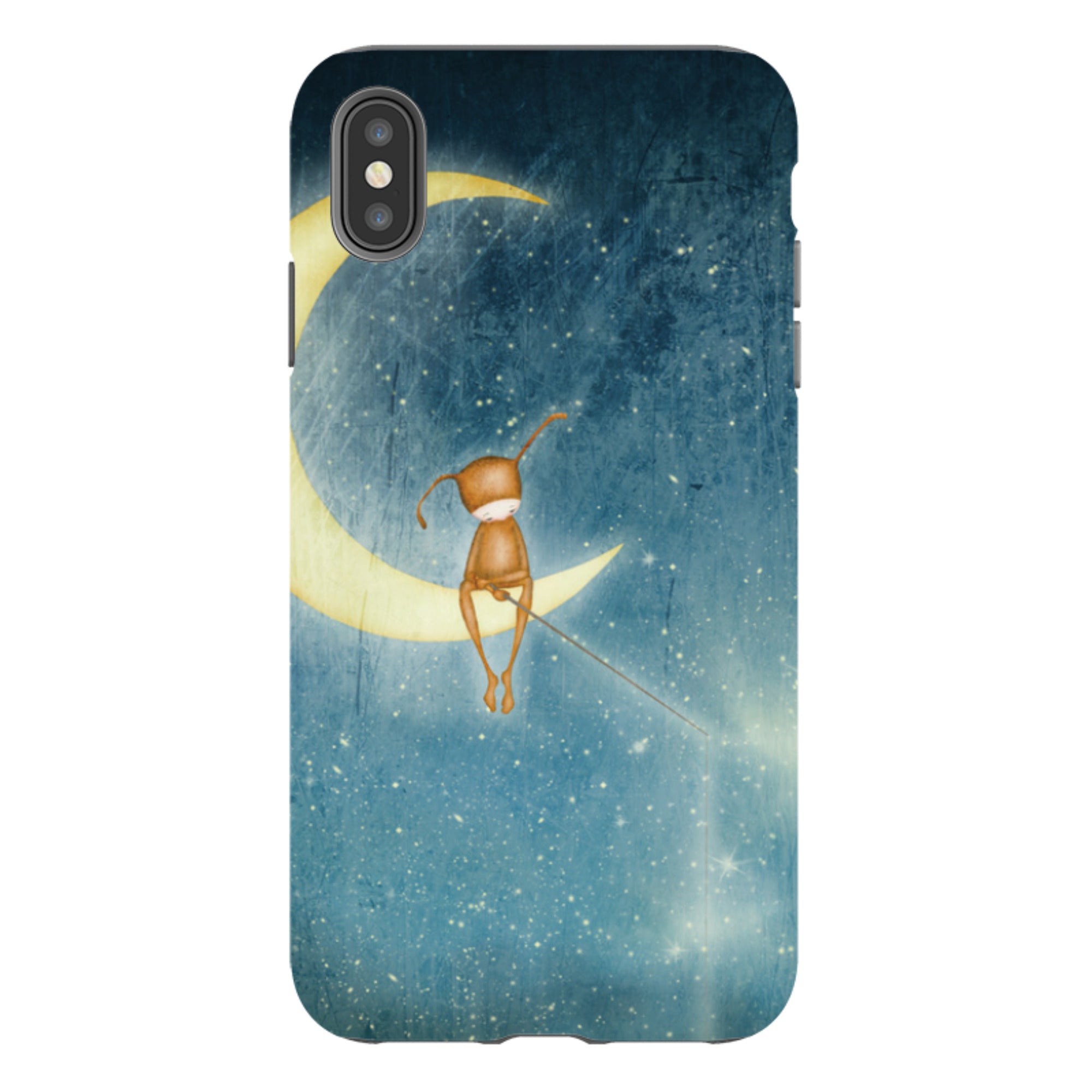 iPhone Tough Case - Fishing For Stars By Maja Lindberg