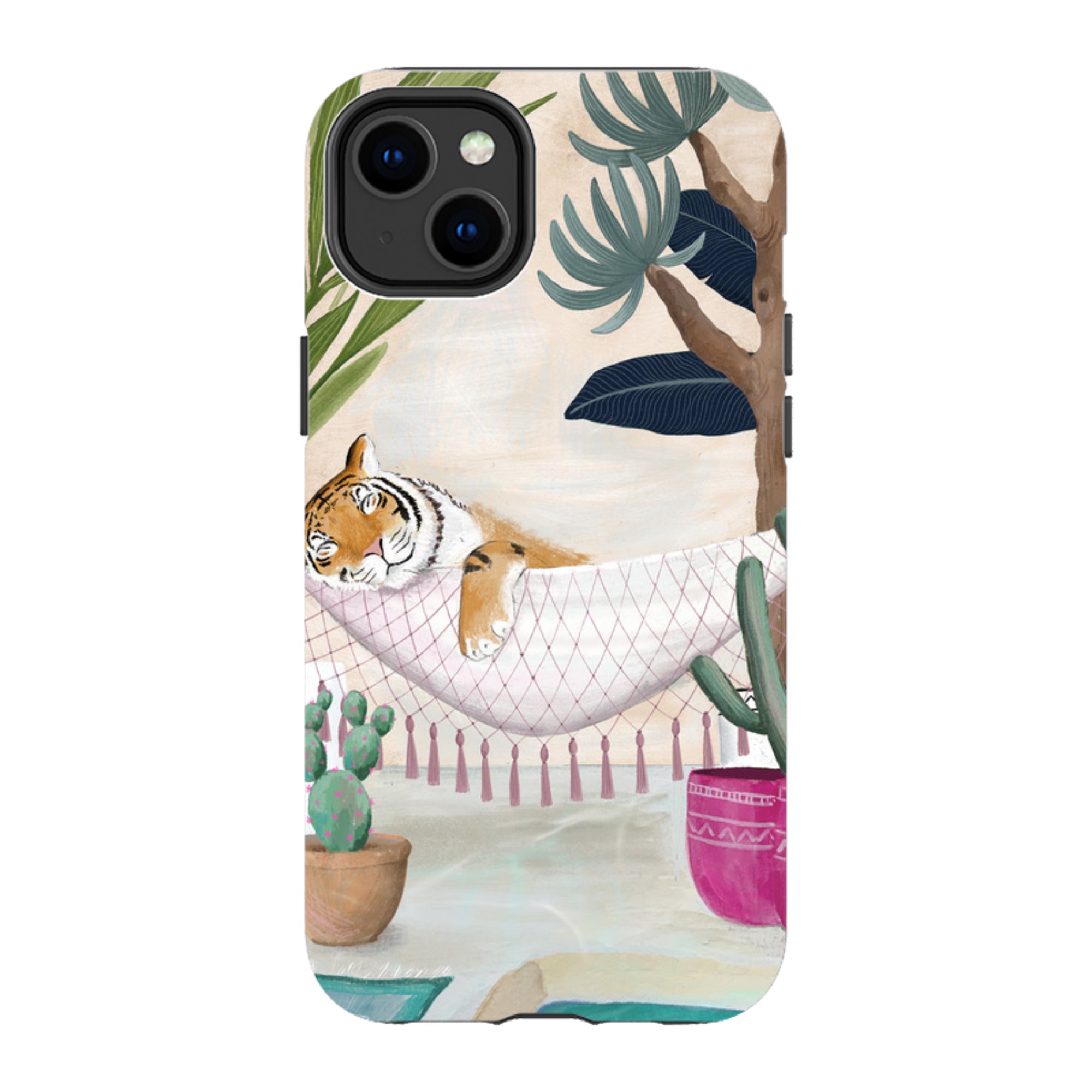 iPhone MagSafe Tough Case - Tiger Hammock By Bex Parkin