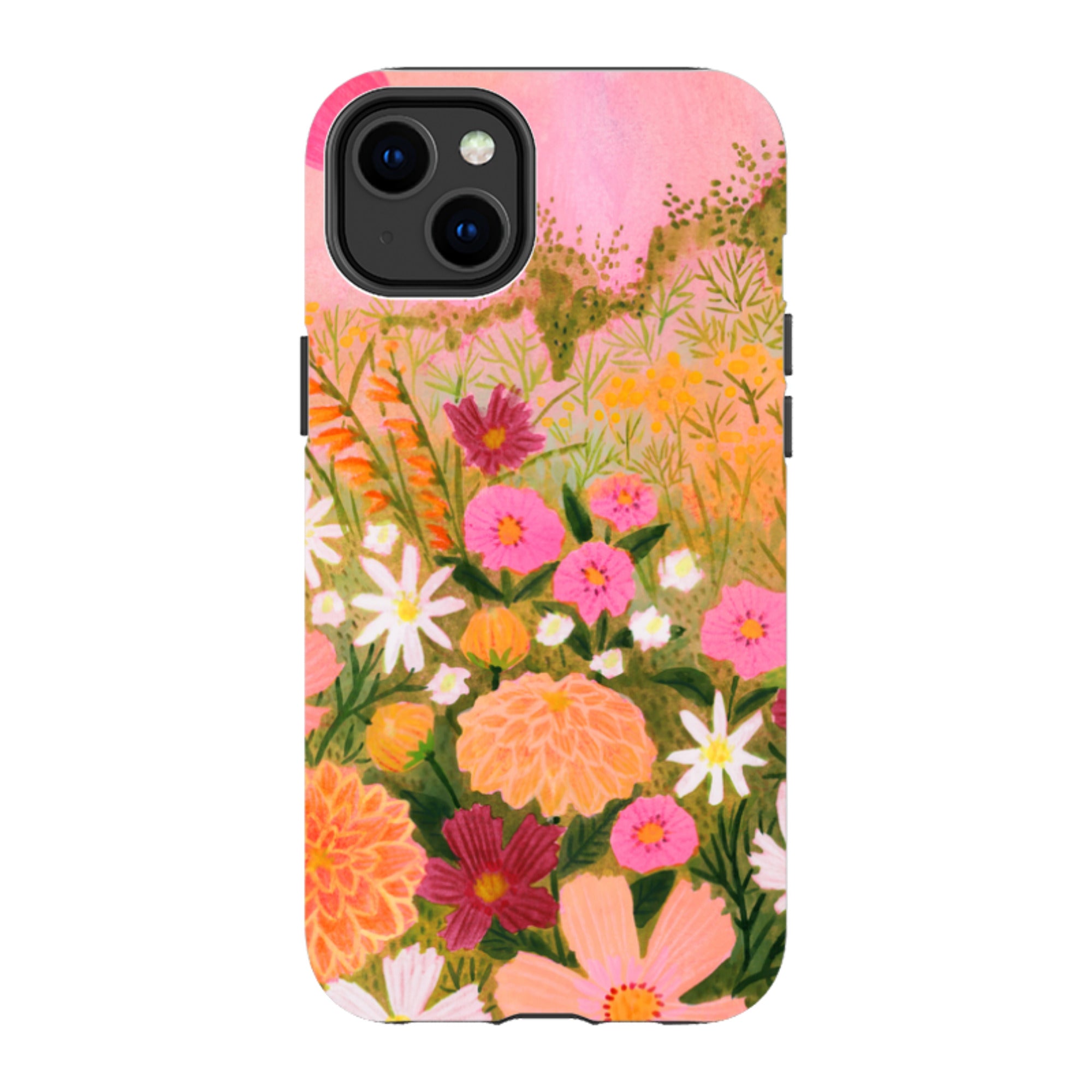 iPhone Tough Case - Flower Farm Sunset By Lee Foster Wilson