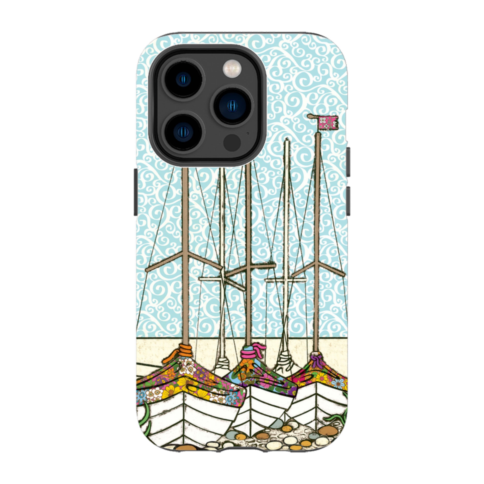 iPhone MagSafe Tough Case -  Boats At Rest By Amelia Bowman