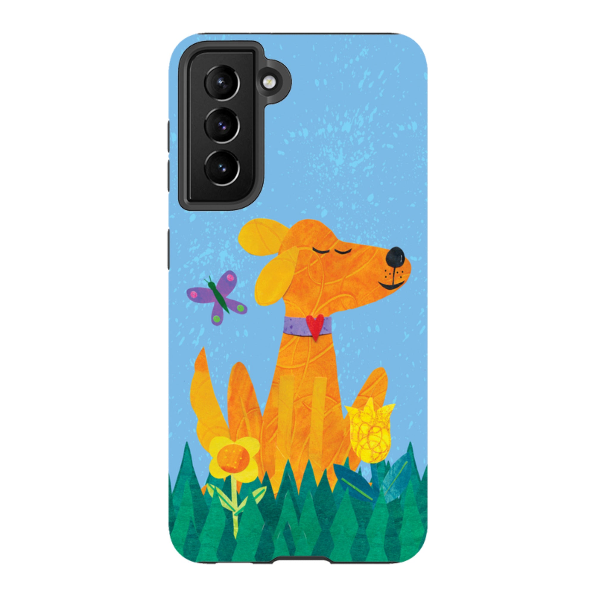 Samsung Tough Case - Pup In The Grass By Tracey English