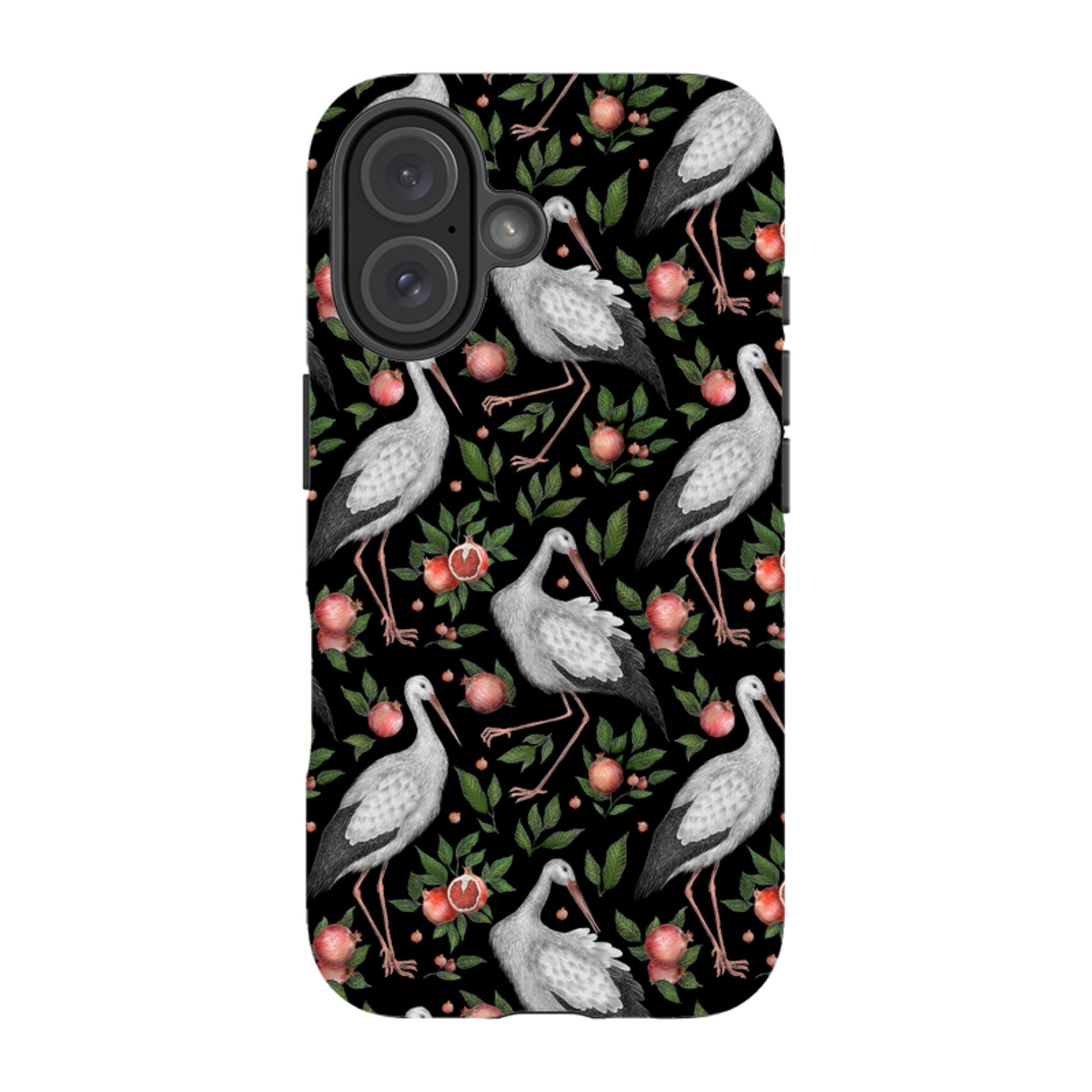 iPhone MagSafe Tough Case -  Stork Pattern By Catherine Rowe