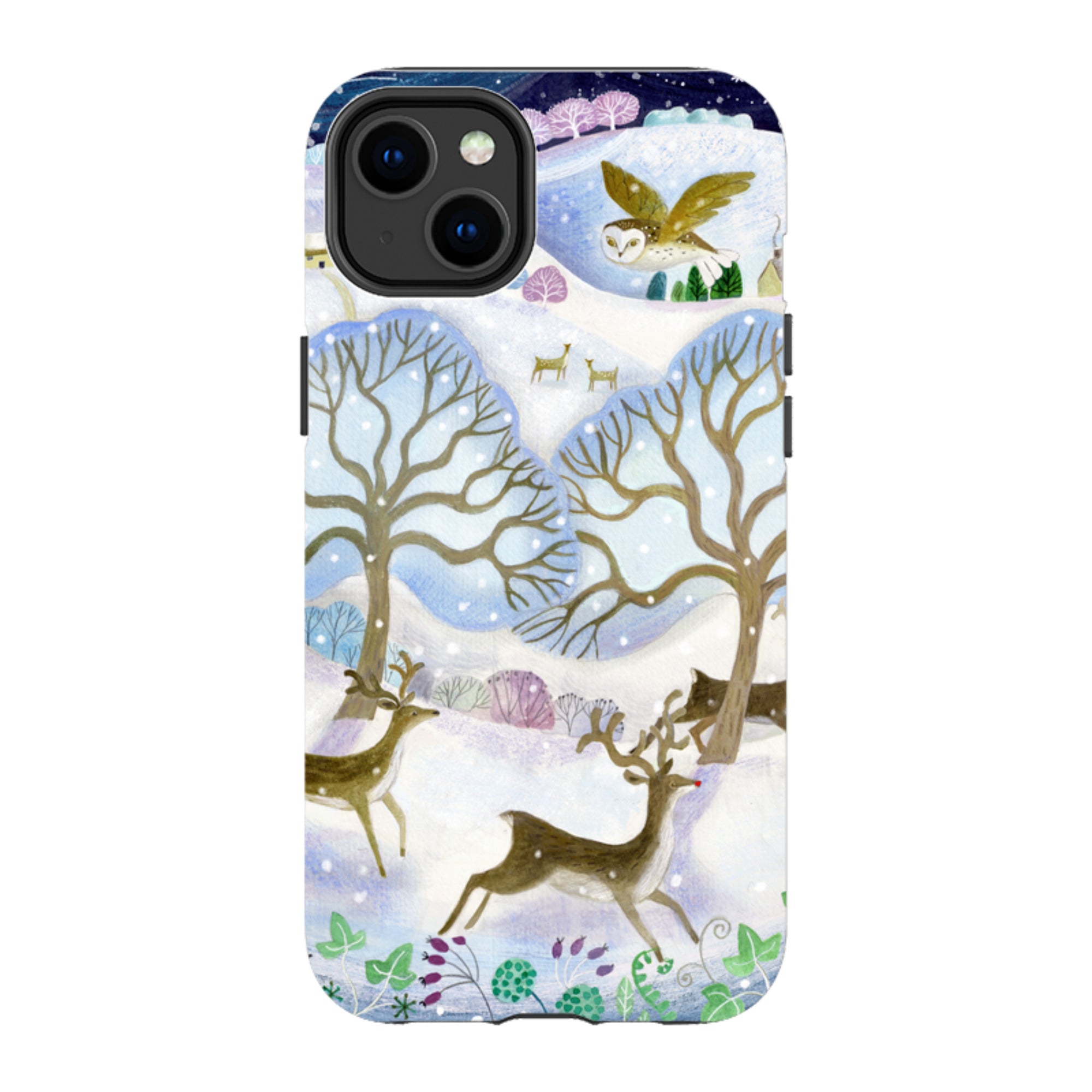 iPhone MagSafe Tough Case -  Winter Deer By Bex Parkin