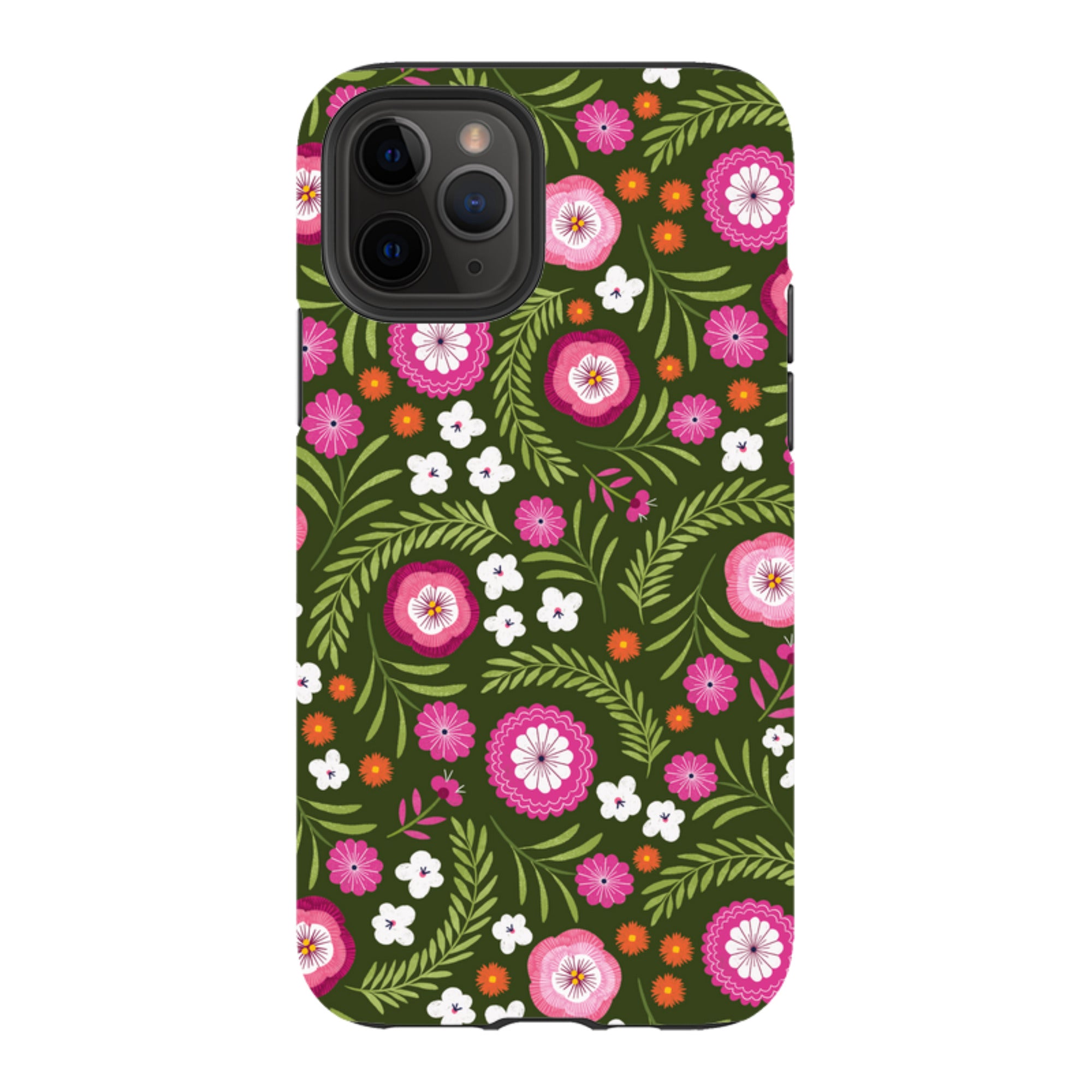 iPhone Tough Case - Posy Garden II By Ali Brookes