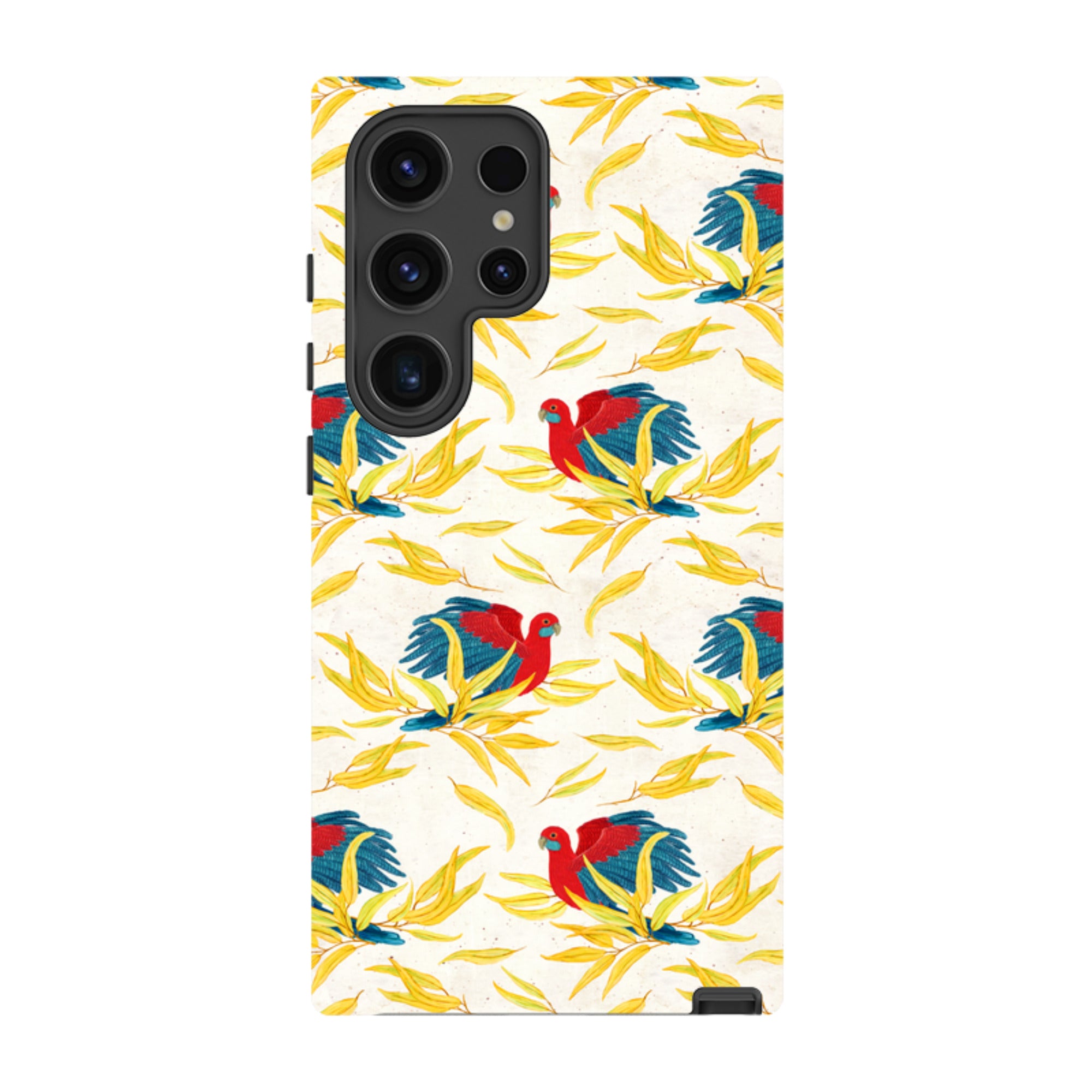 Samsung Tough Case - Crimson Rosella By Katherine Quinn
