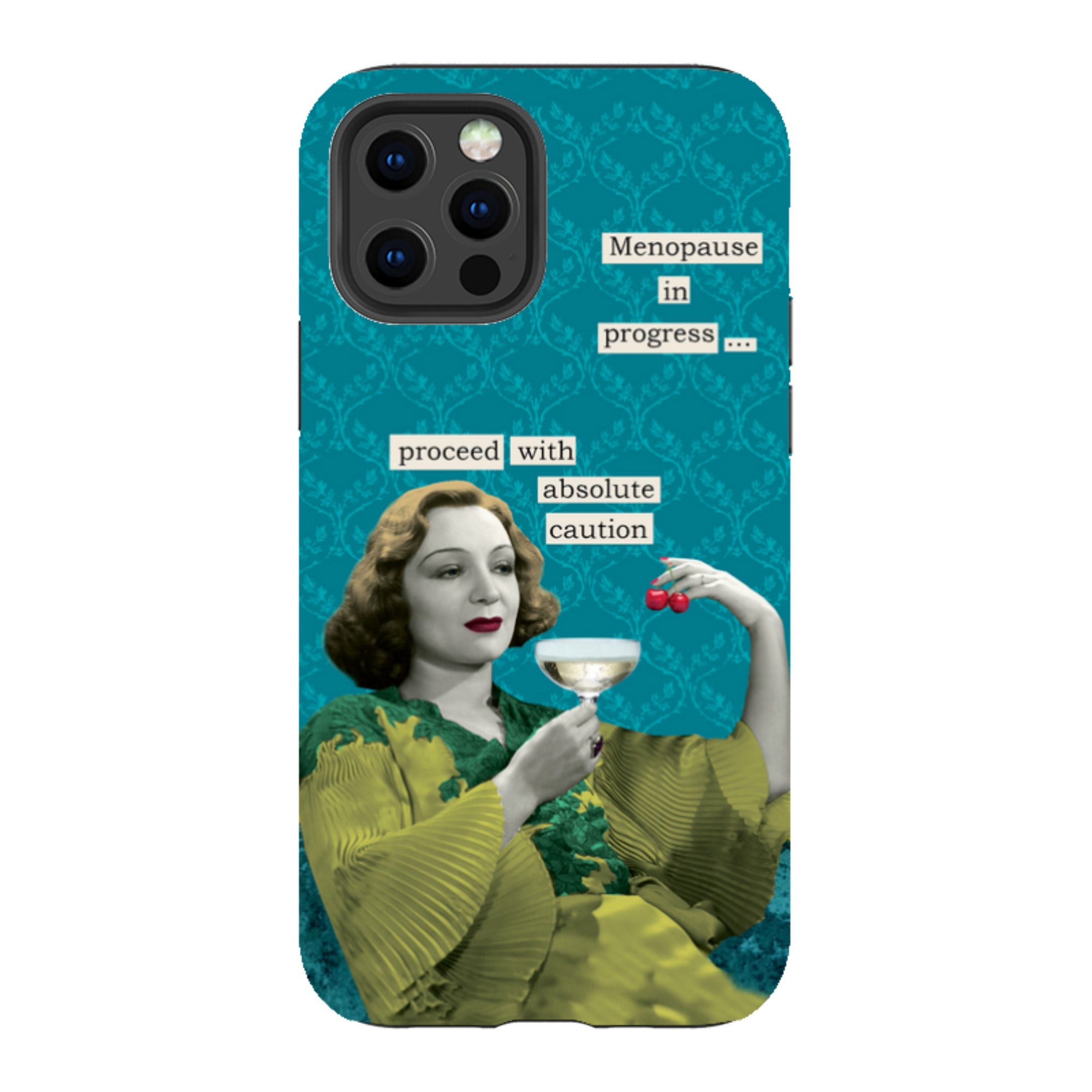 iPhone Tough Case - Menopause In Progress By Clare Jordan