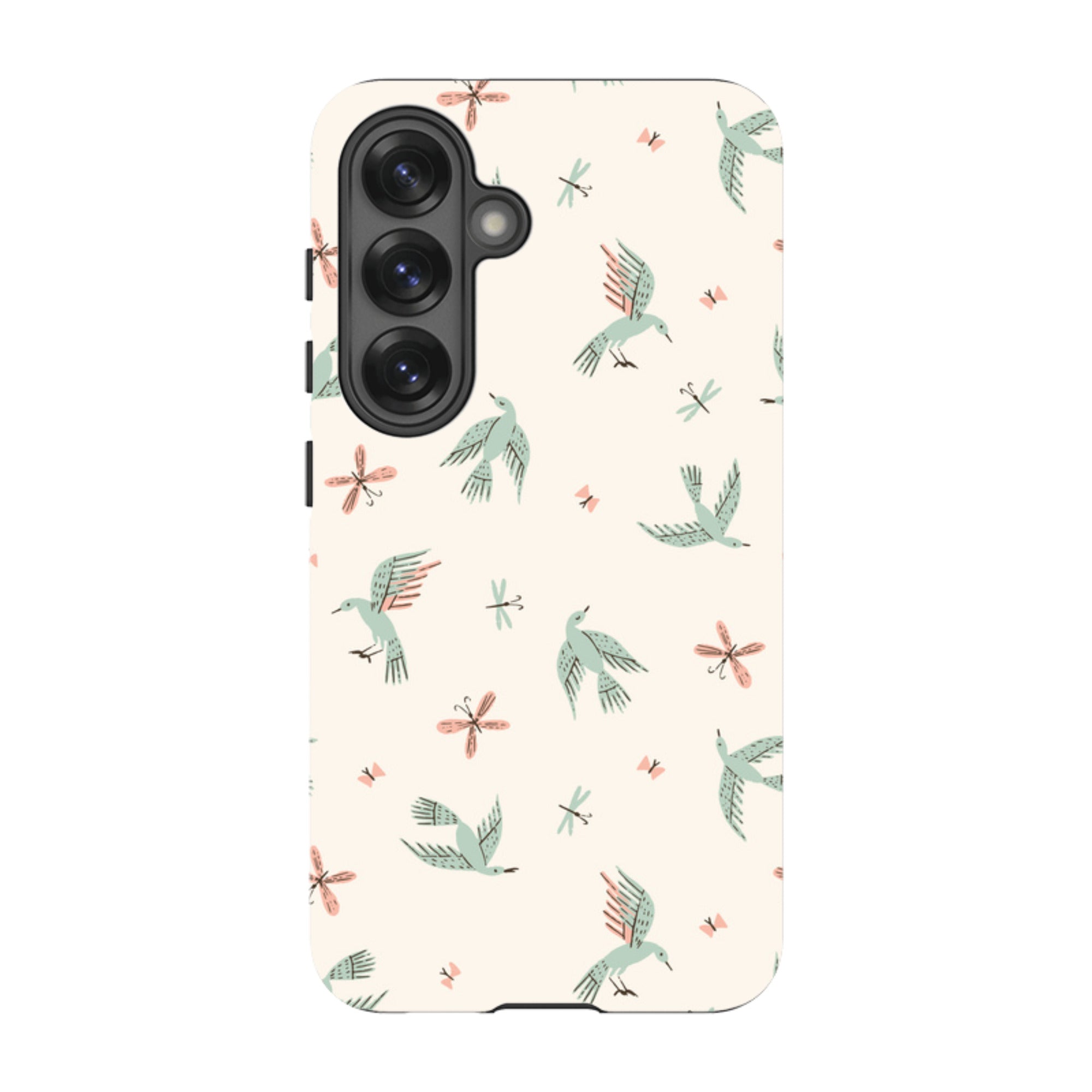 Samsung Tough Case - Birds And Butterflies Cream By Meghann Rader