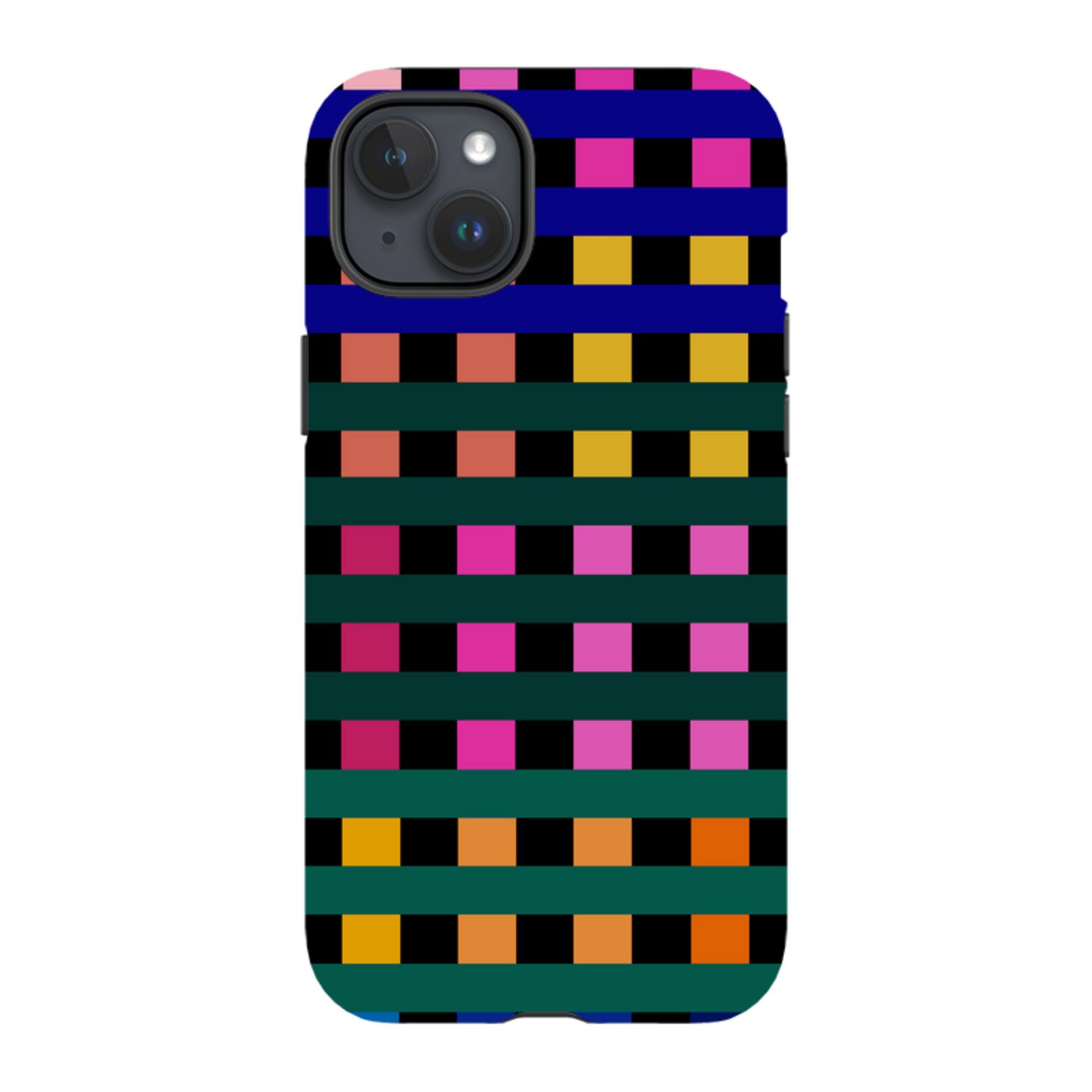 iPhone Tough Case - Newton Check By Kitty Joseph