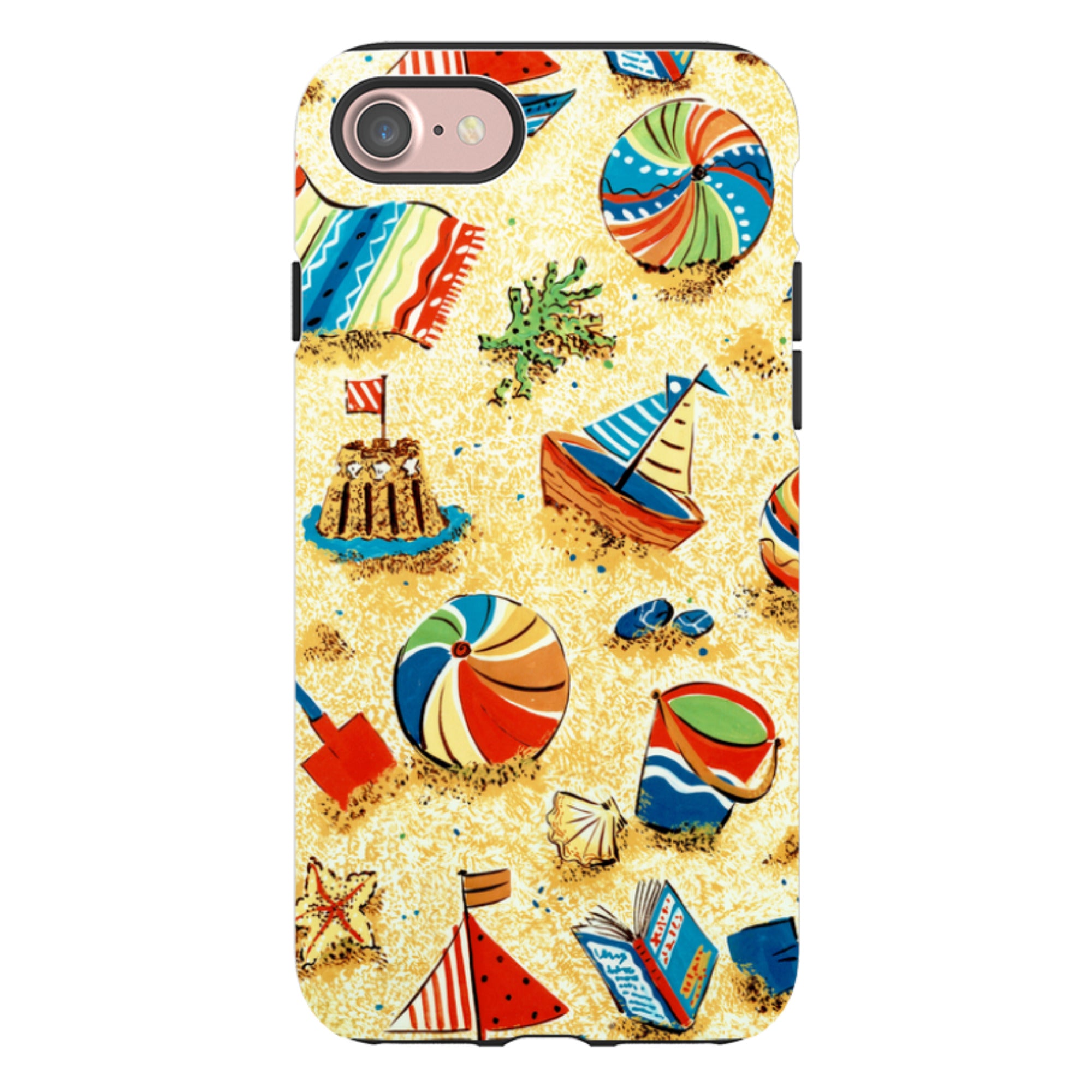 iPhone Tough Case - Beach Things By Sarah Campbell