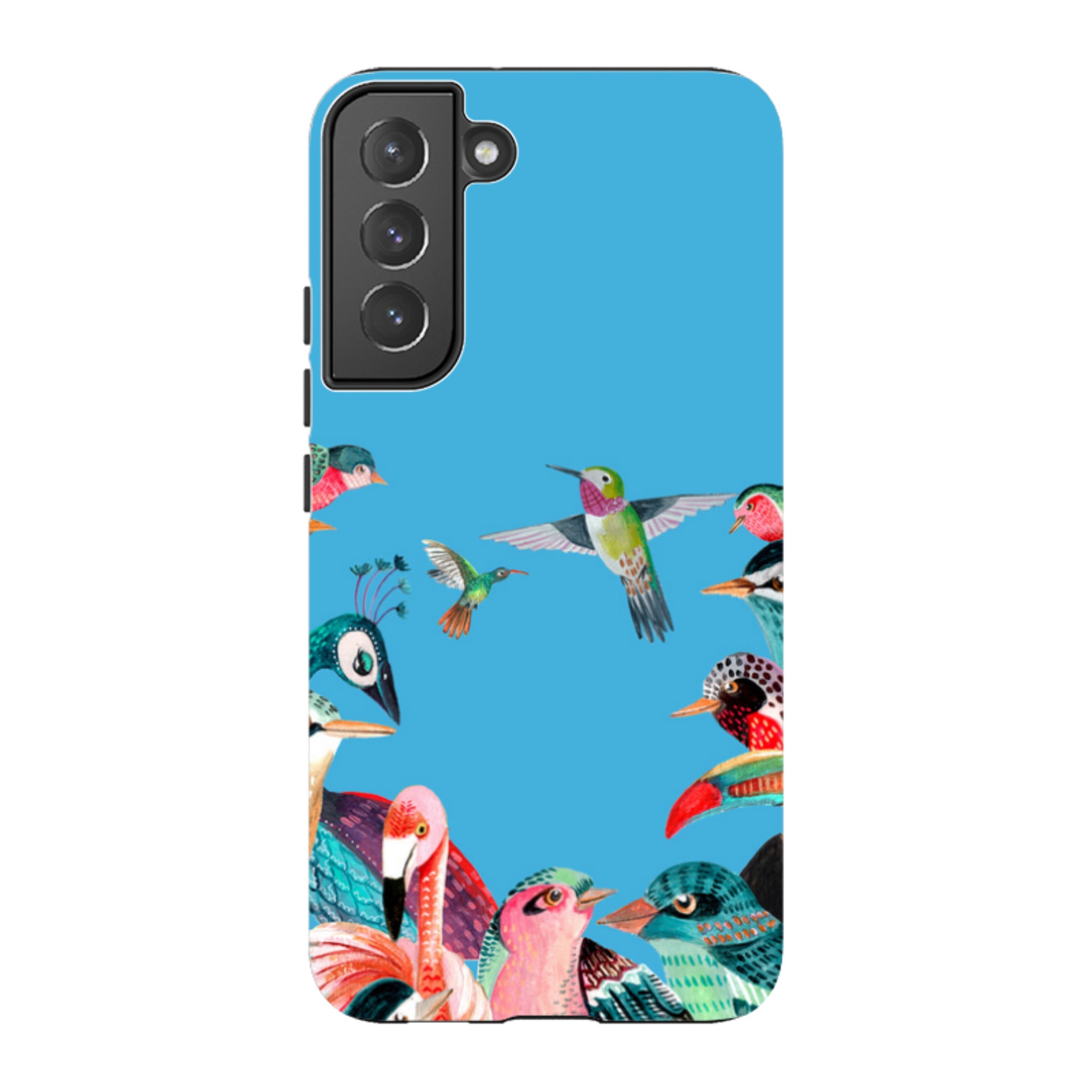 Samsung Tough Case - Blue Birds By Caroline Bonne Muller