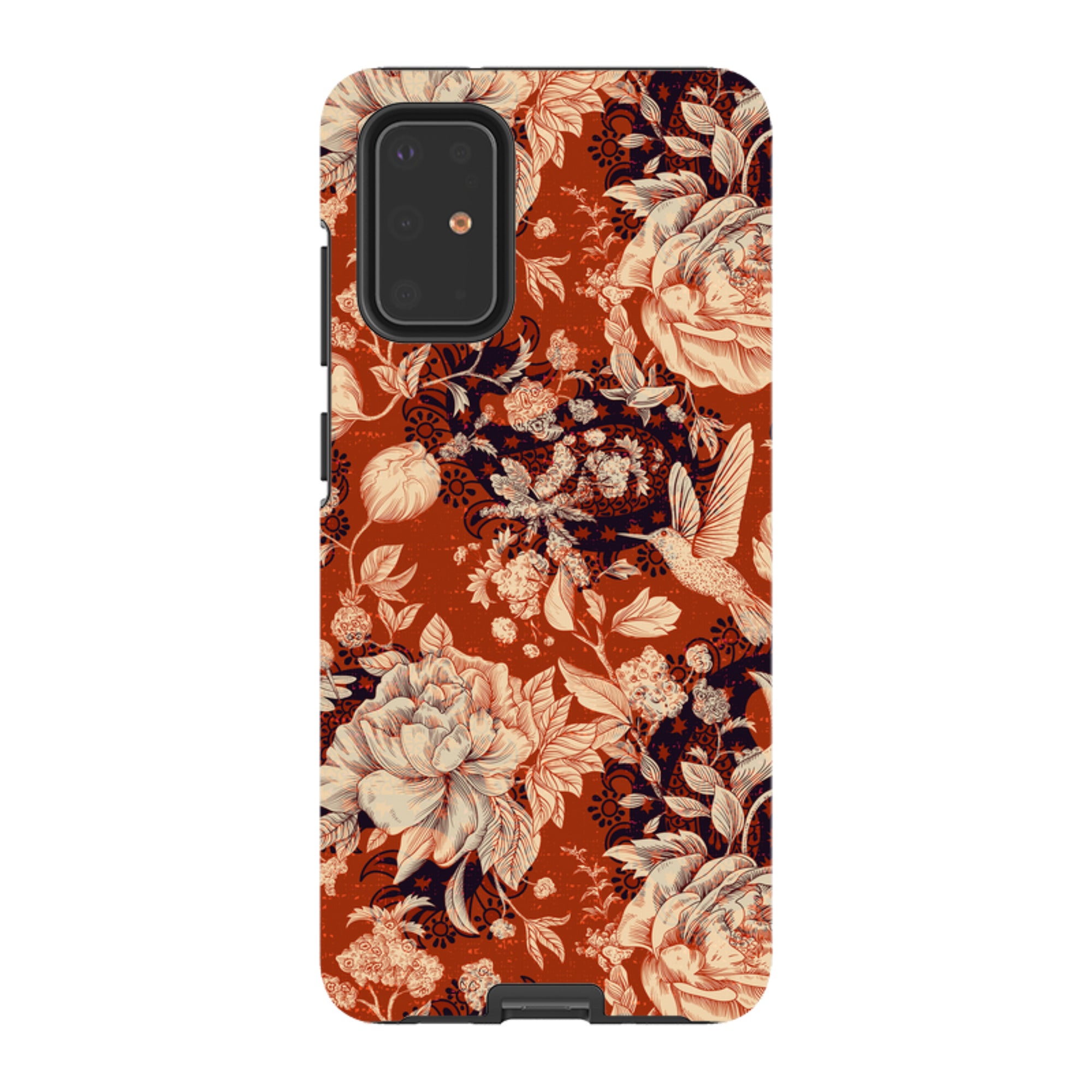 Samsung Tough Case - Brown Peonies