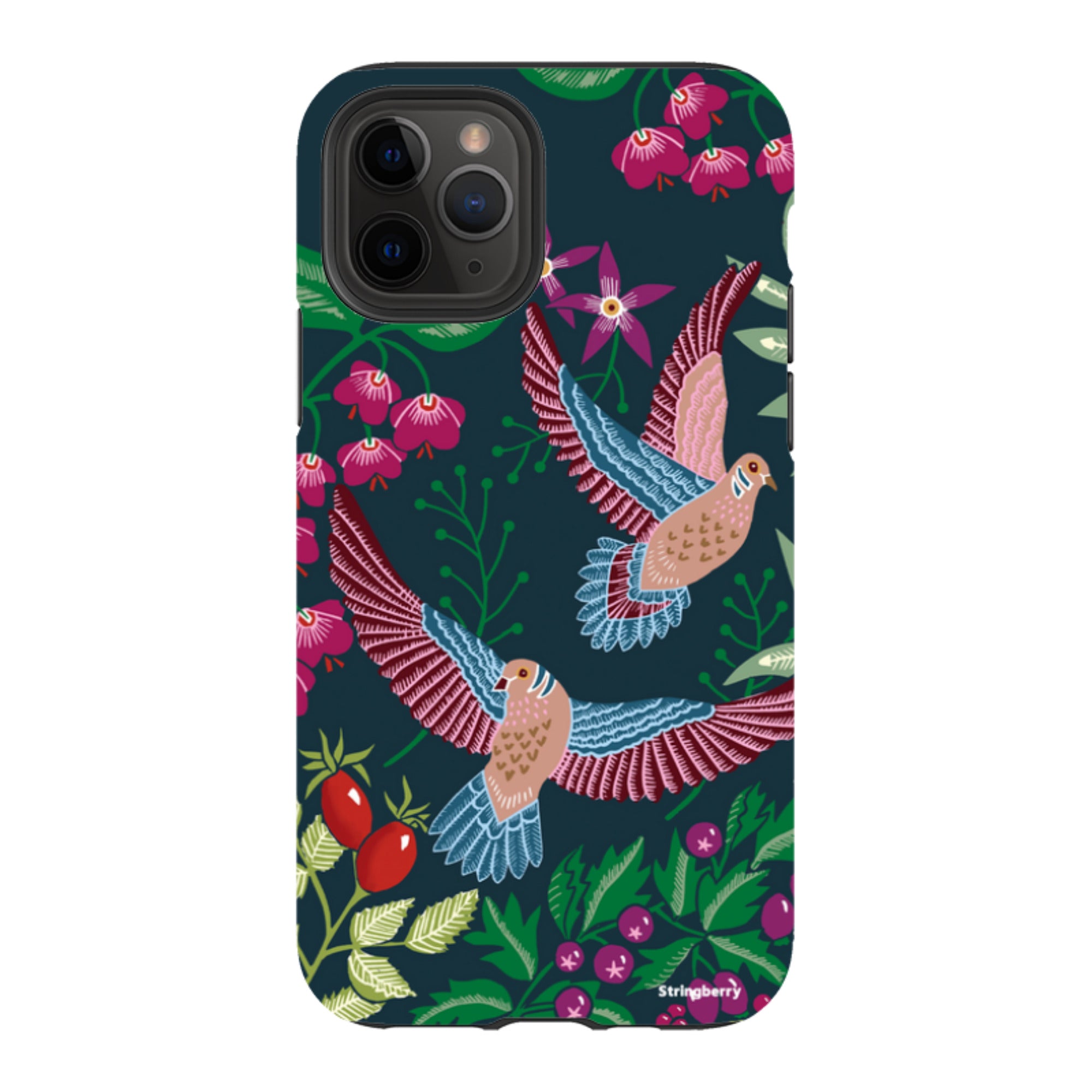 iPhone Tough Case - Two Turtle Doves By Kate Heiss
