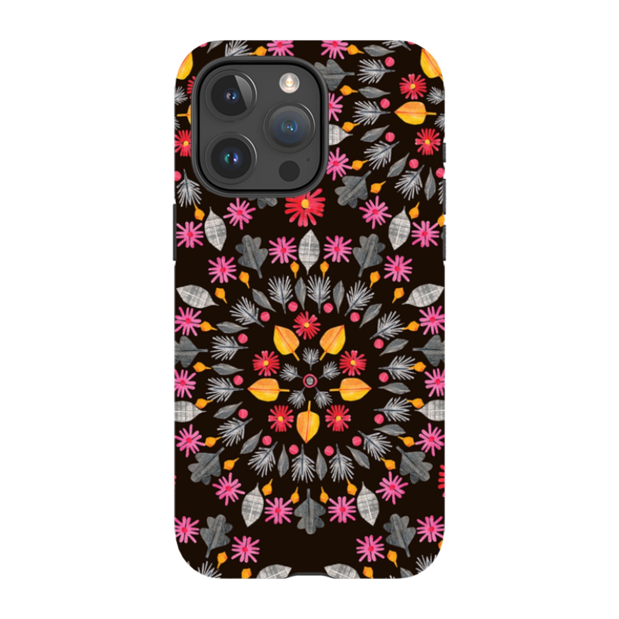 iPhone Tough Case - Autumn Mandala By Tracey English