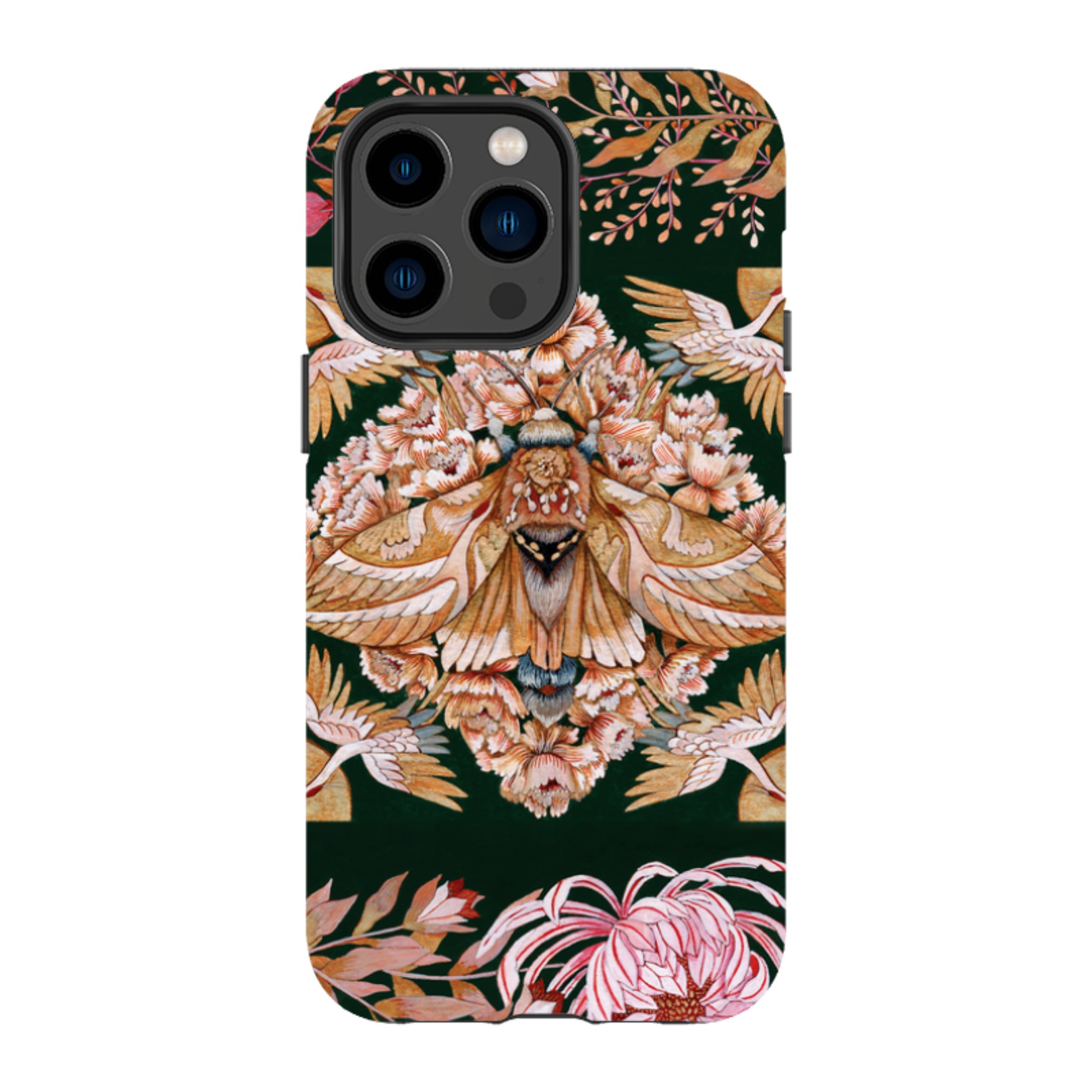 iPhone Tough Case - Golden Moth By Maria Matos