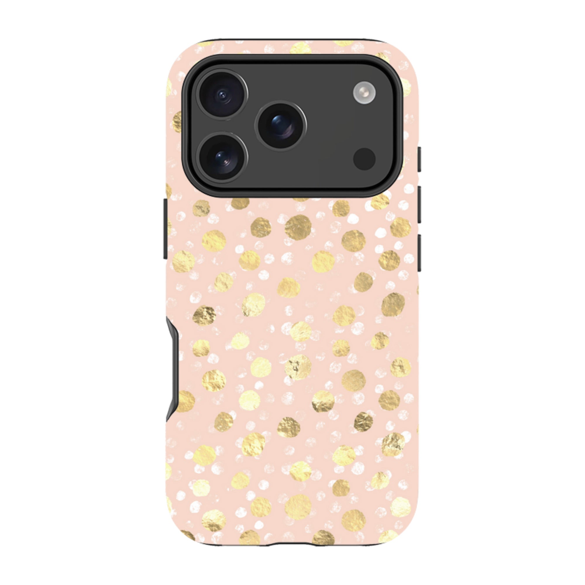 iPhone Tough Case - Marble Dots II (case does not glitter)