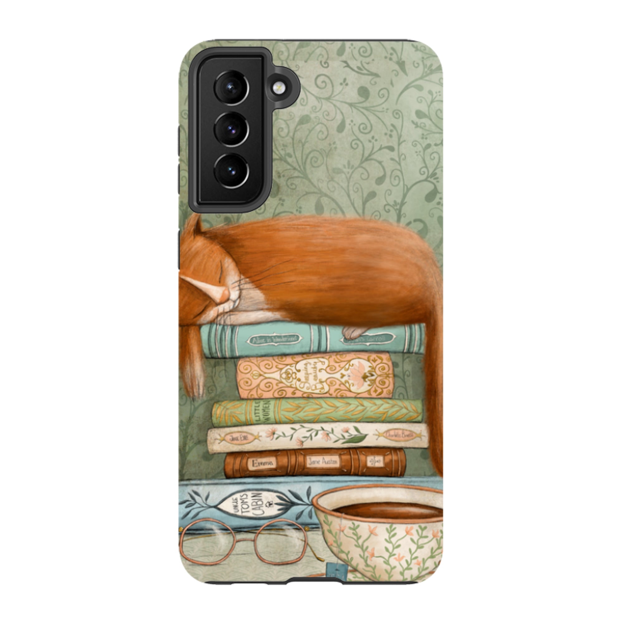 Samsung Tough Case - Cats and Books By Maja Lindberg