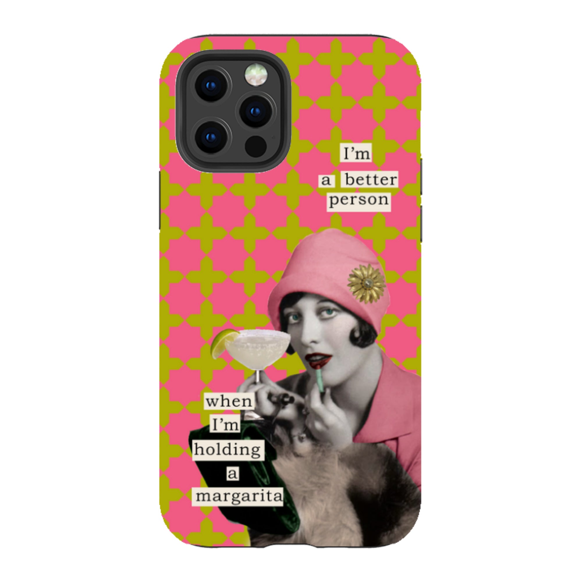 iPhone Tough Case - I'm A Better Person By Clare Jordan