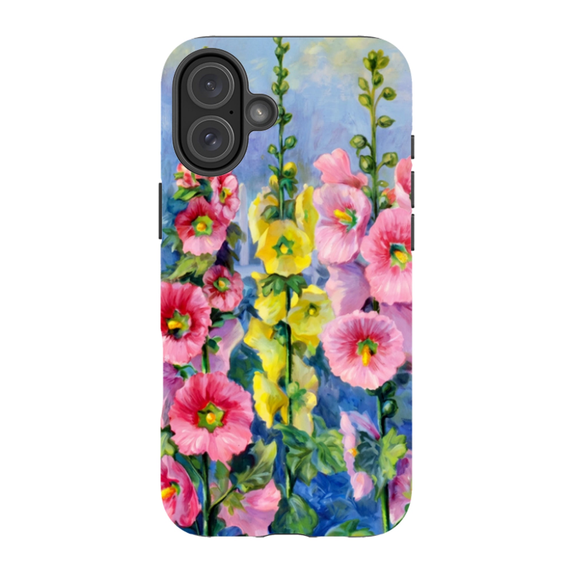 iPhone MagSafe Tough Case - Hollyhock Garden
