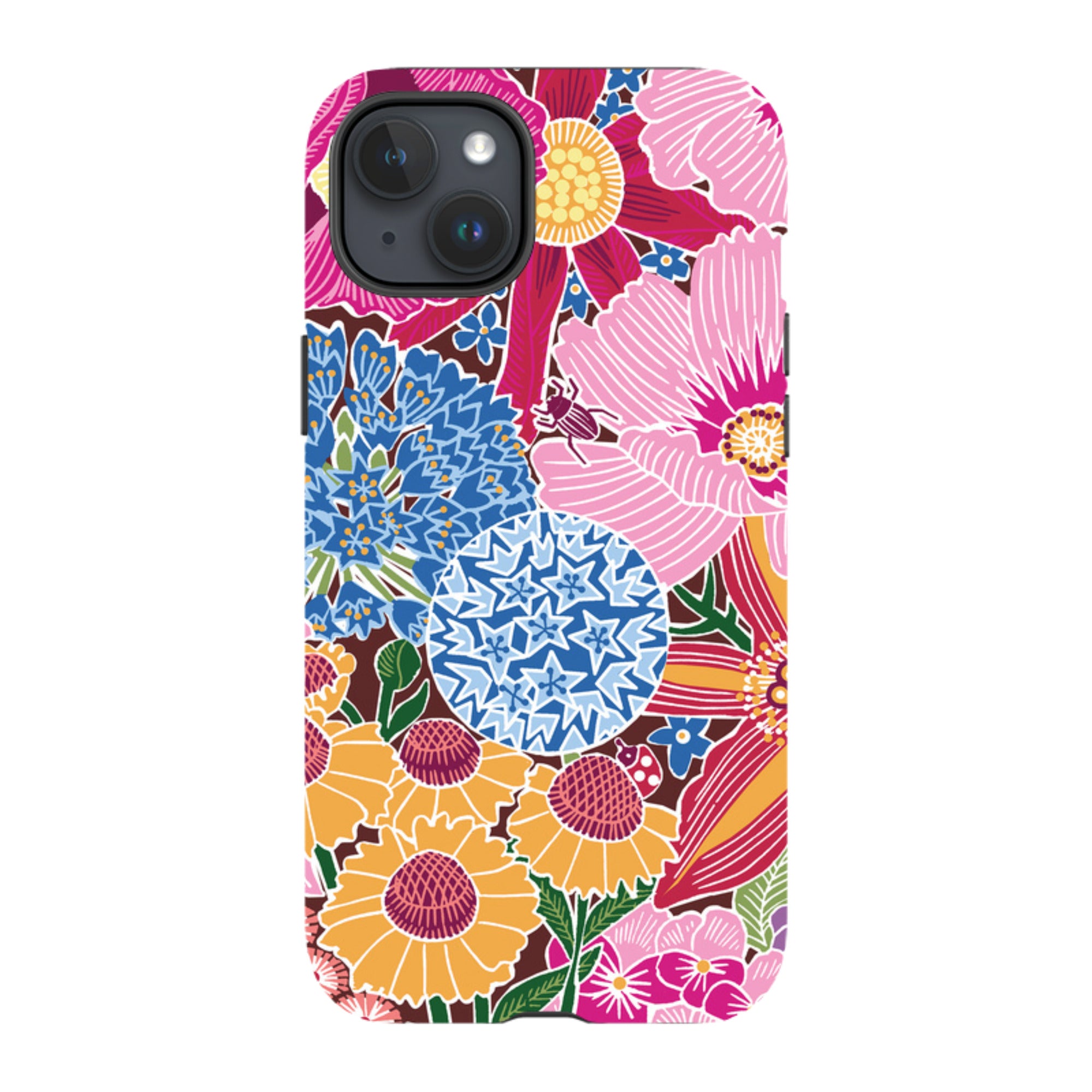 iPhone Tough Case - Jigsaw Floral 2 By Kate Heiss