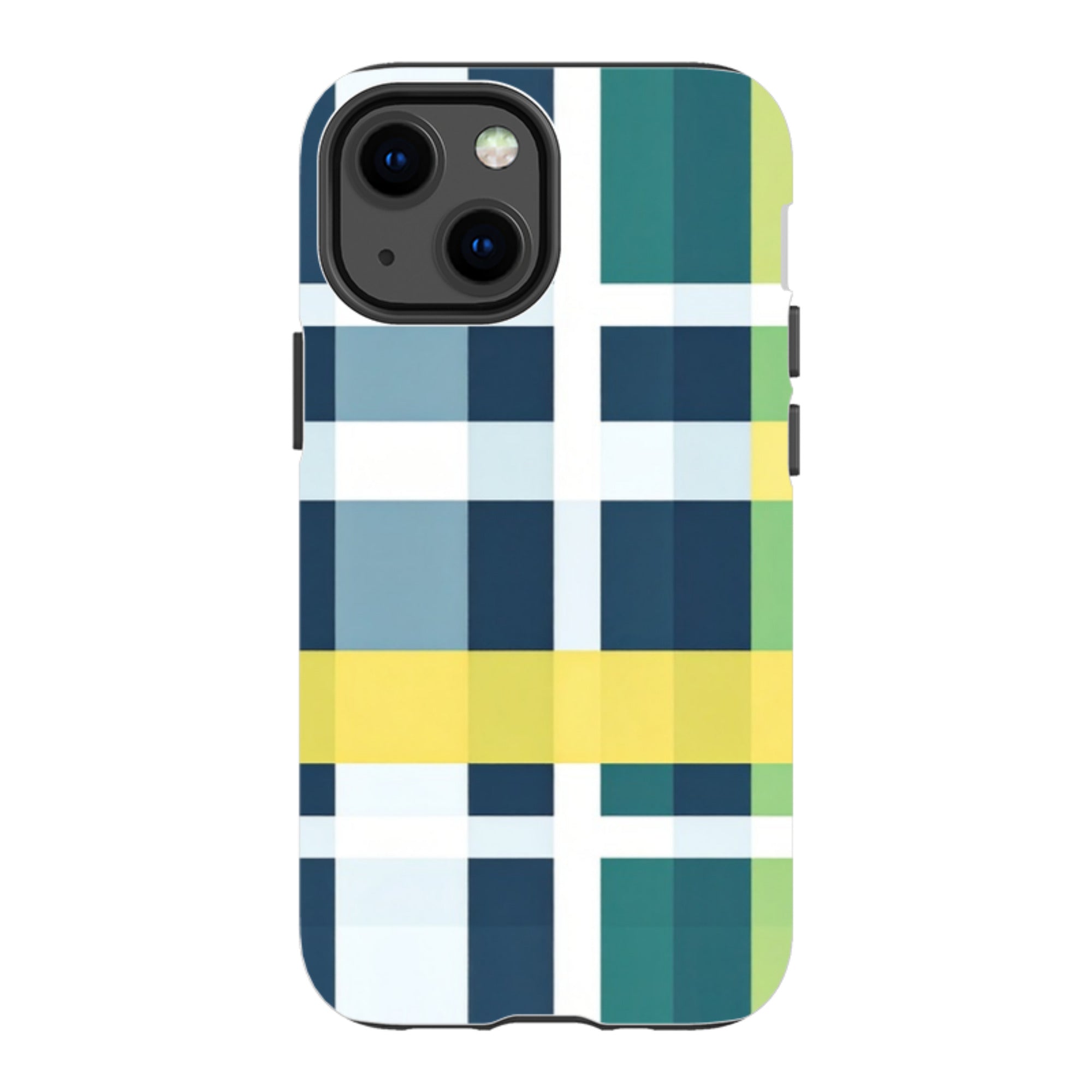 iPhone Tough Case - Forest Gingham