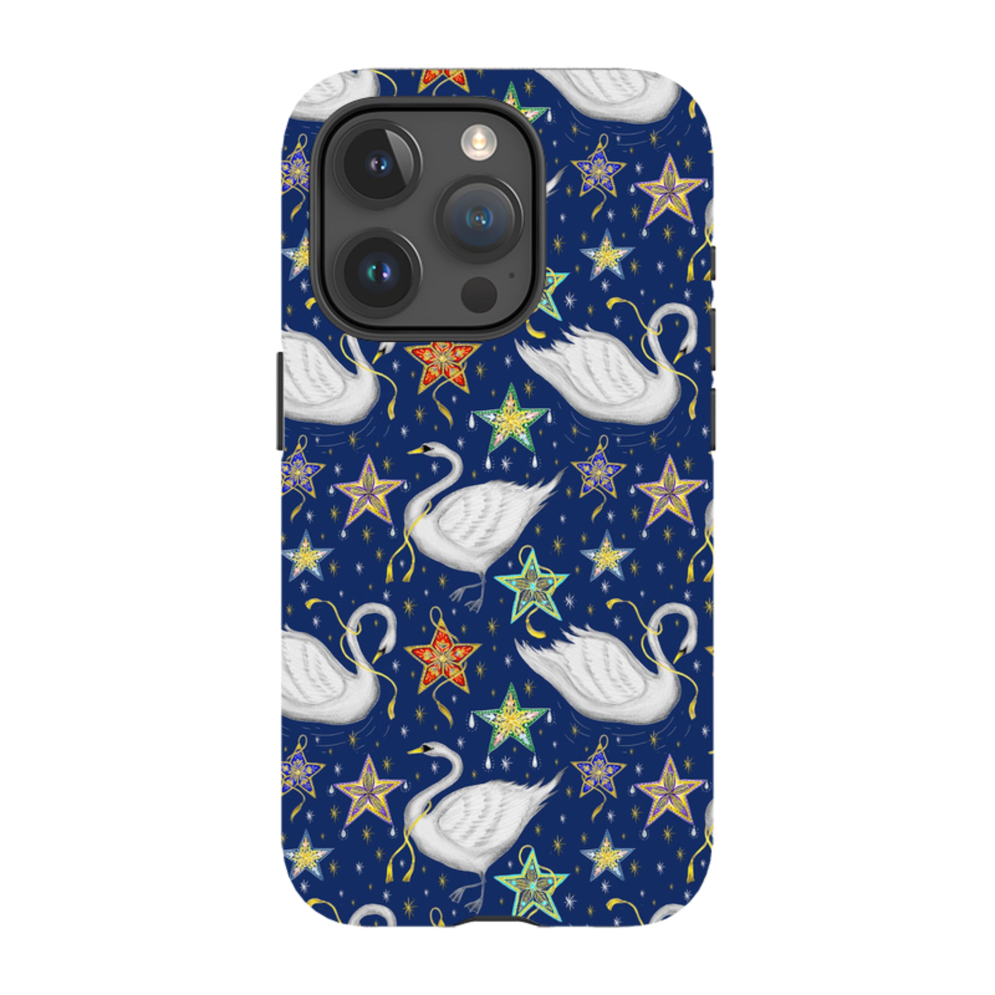 iPhone MagSafe Tough Case -  Swan Pattern By Catherine Rowe