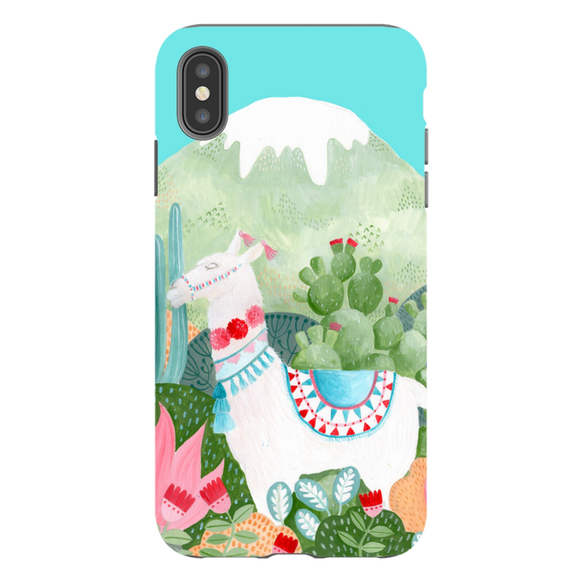 iPhone Tough Case - Llama By Bex Parkin