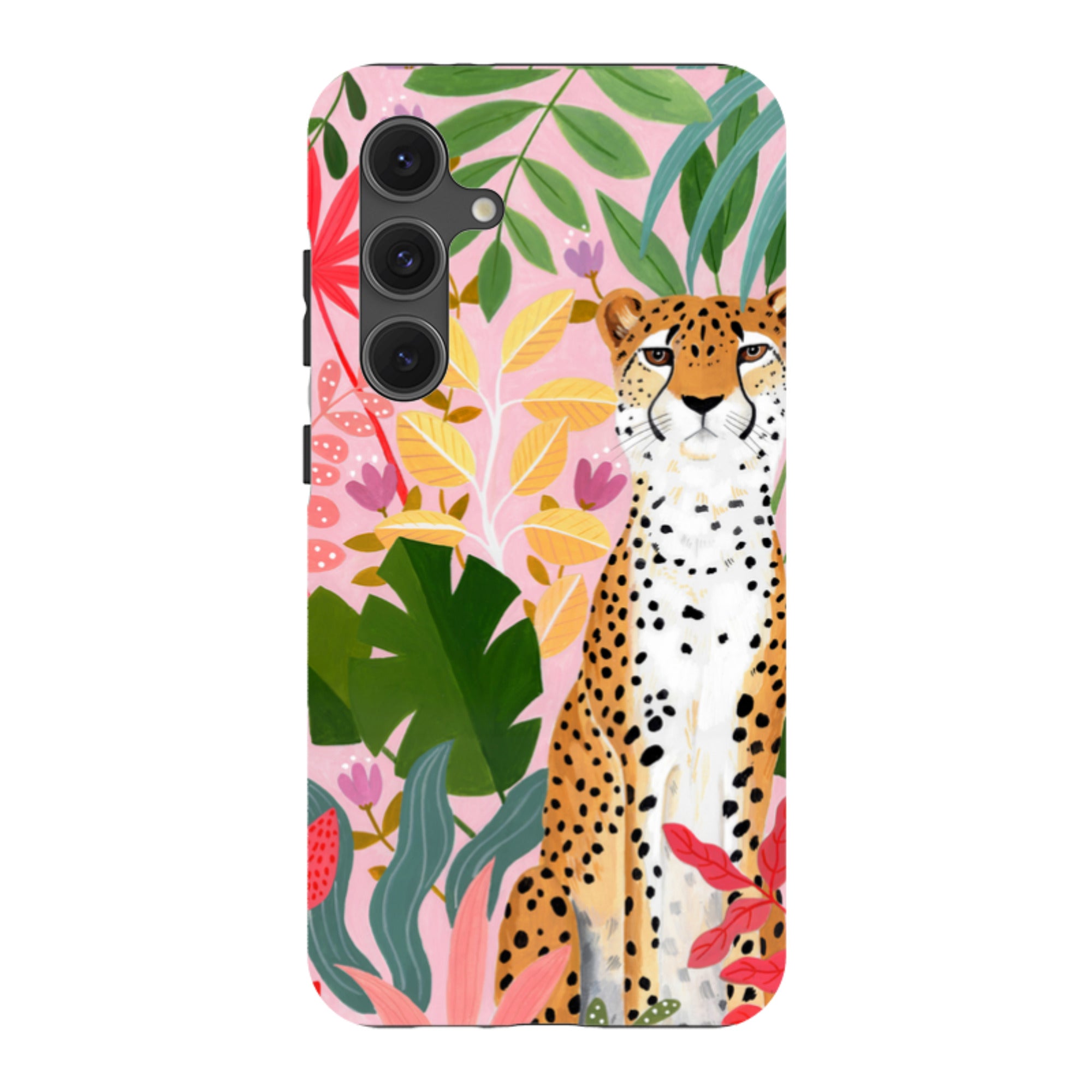Samsung Tough Case - Cheetah Jungle By Bex Parkin