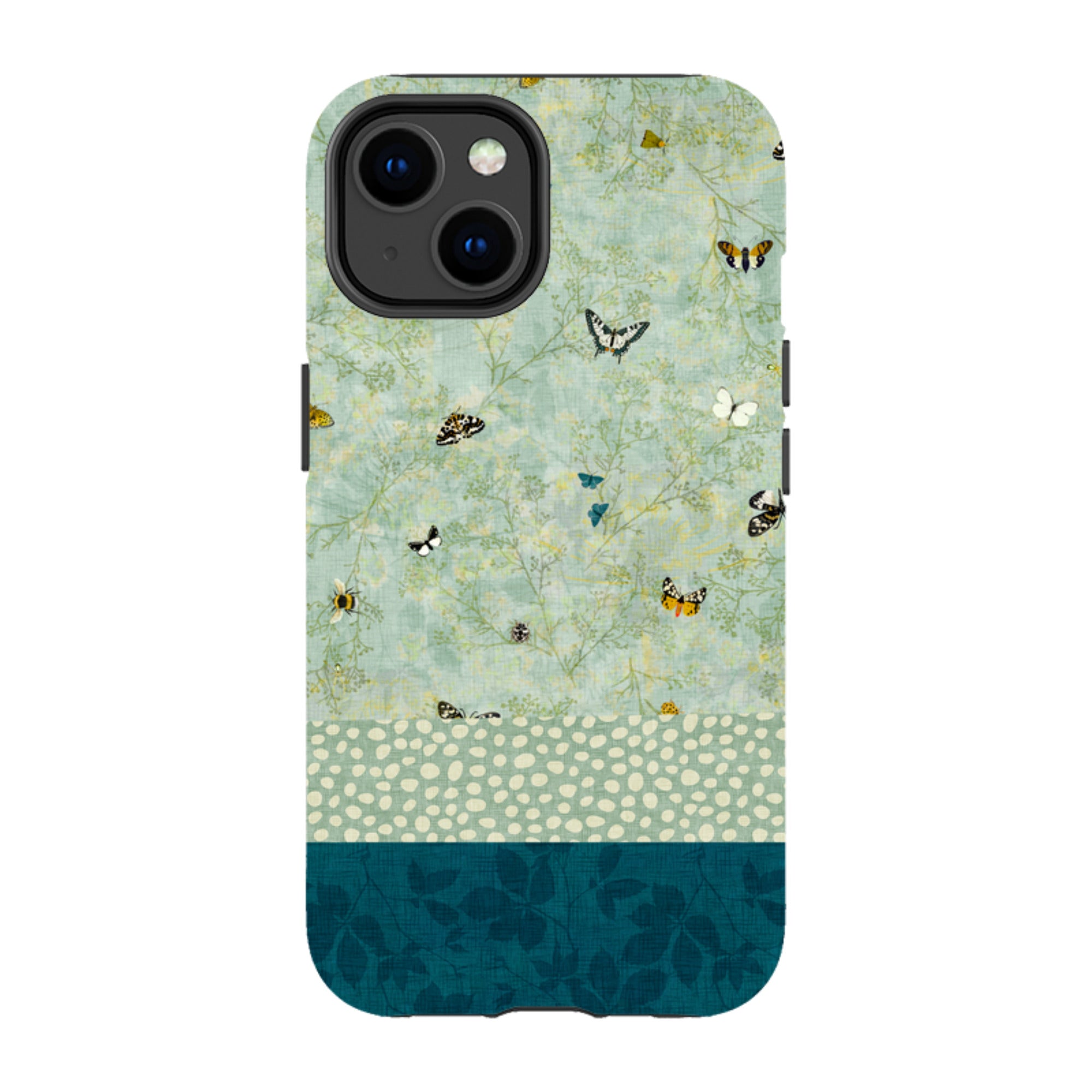 iPhone Tough Case - Chinoiserie Garden Soft Sage 2 By Katherine Quinn