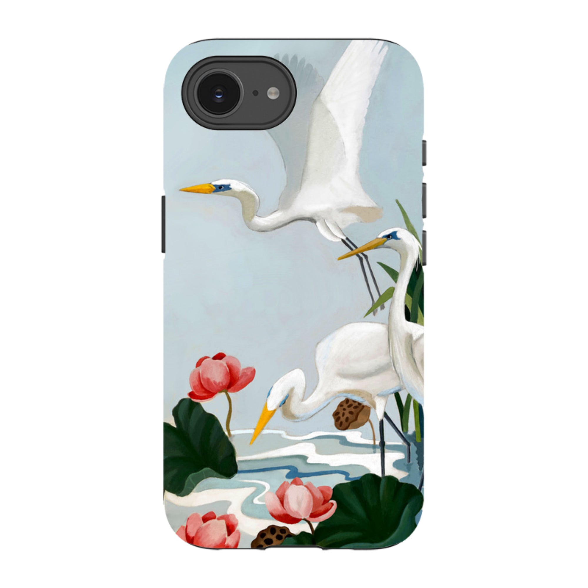 iPhone Tough Case - Egrets And Lillie's By Bex Parkin