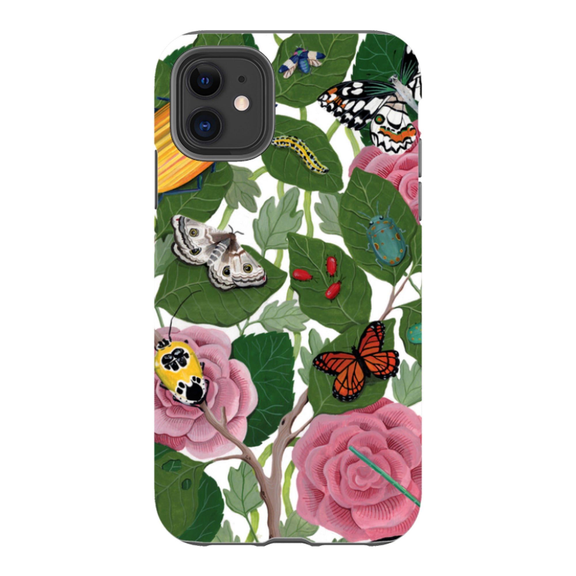 iPhone Tough Case - Butterflies And Beatles By Bex Parkin
