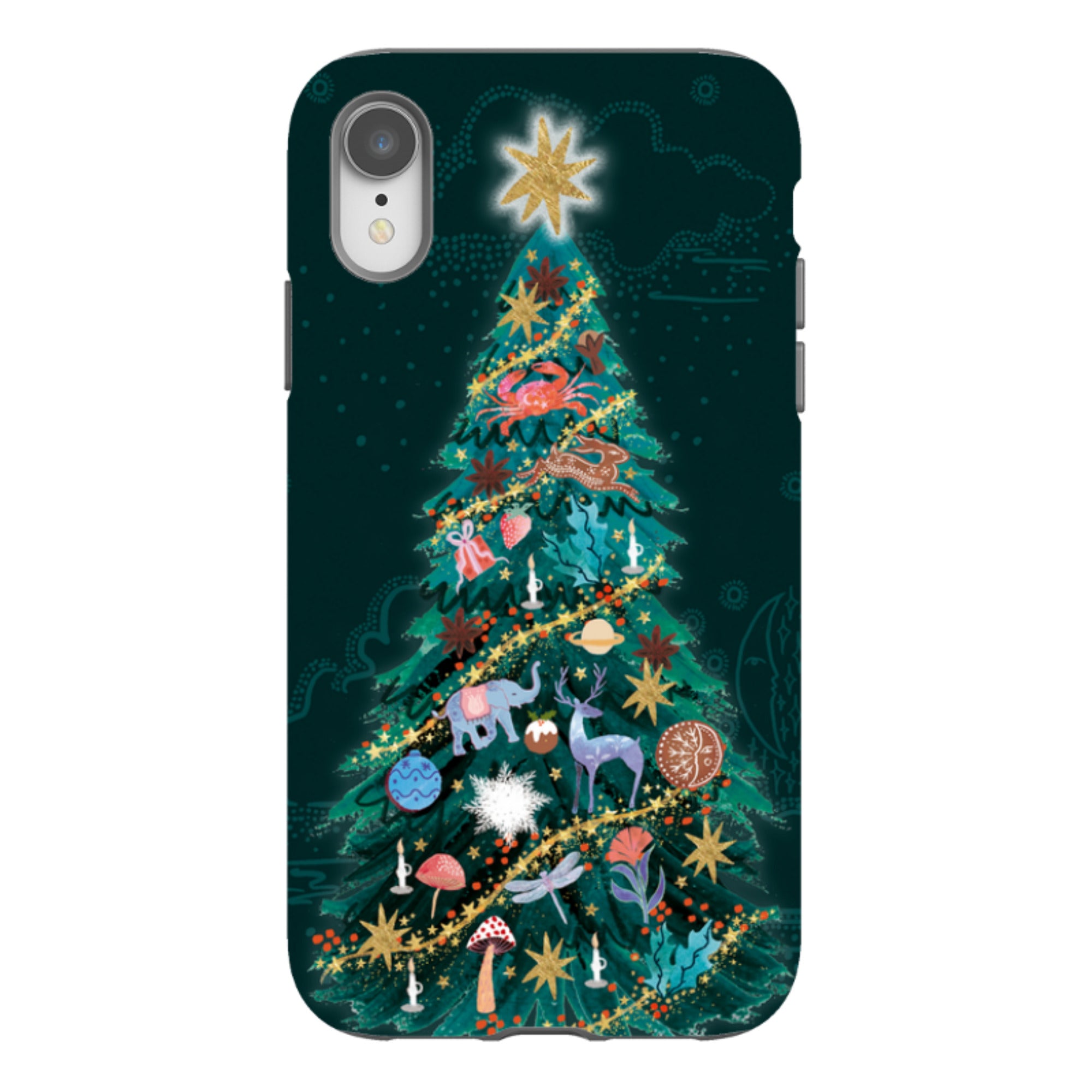 iPhone Tough Case - Kitsch Tree By Emma Frances Grant