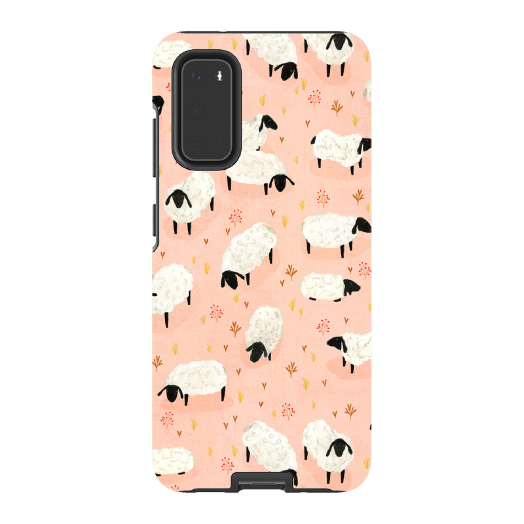 Samsung Tough Case - Sheep Pink By Katherine Quinn