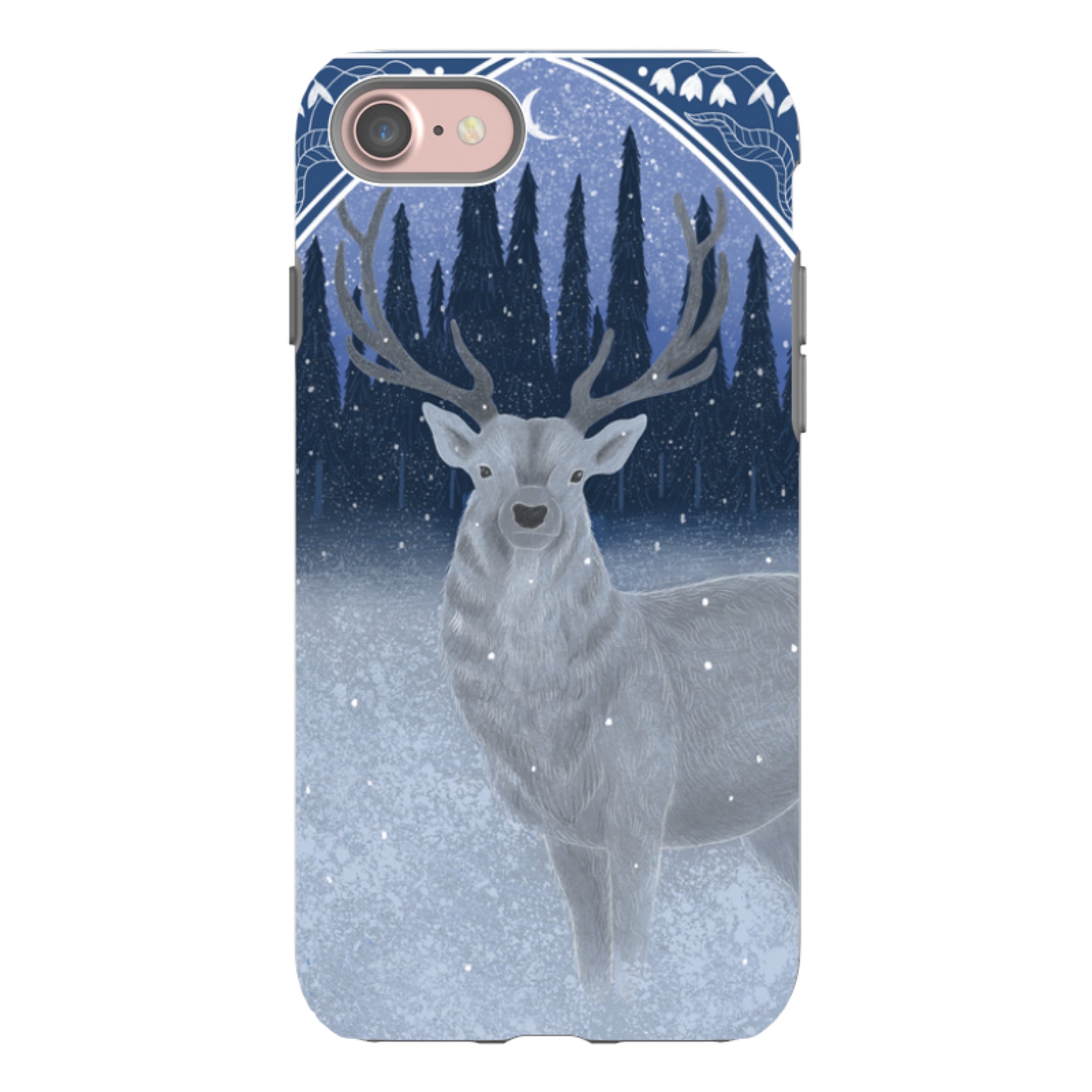 iPhone Tough Case - Winter Stag By Bex Parkin