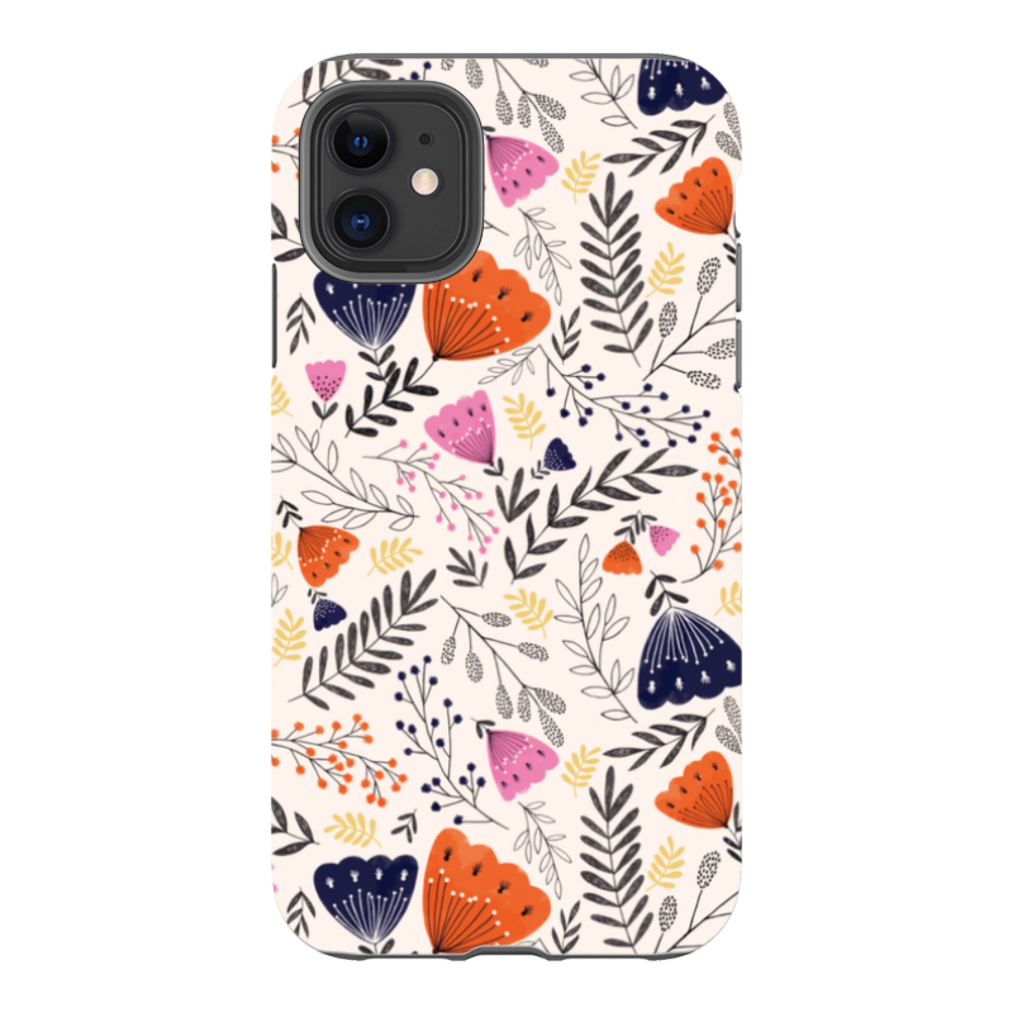 iPhone Tough Case - Pink Floral By Jade Mosinski