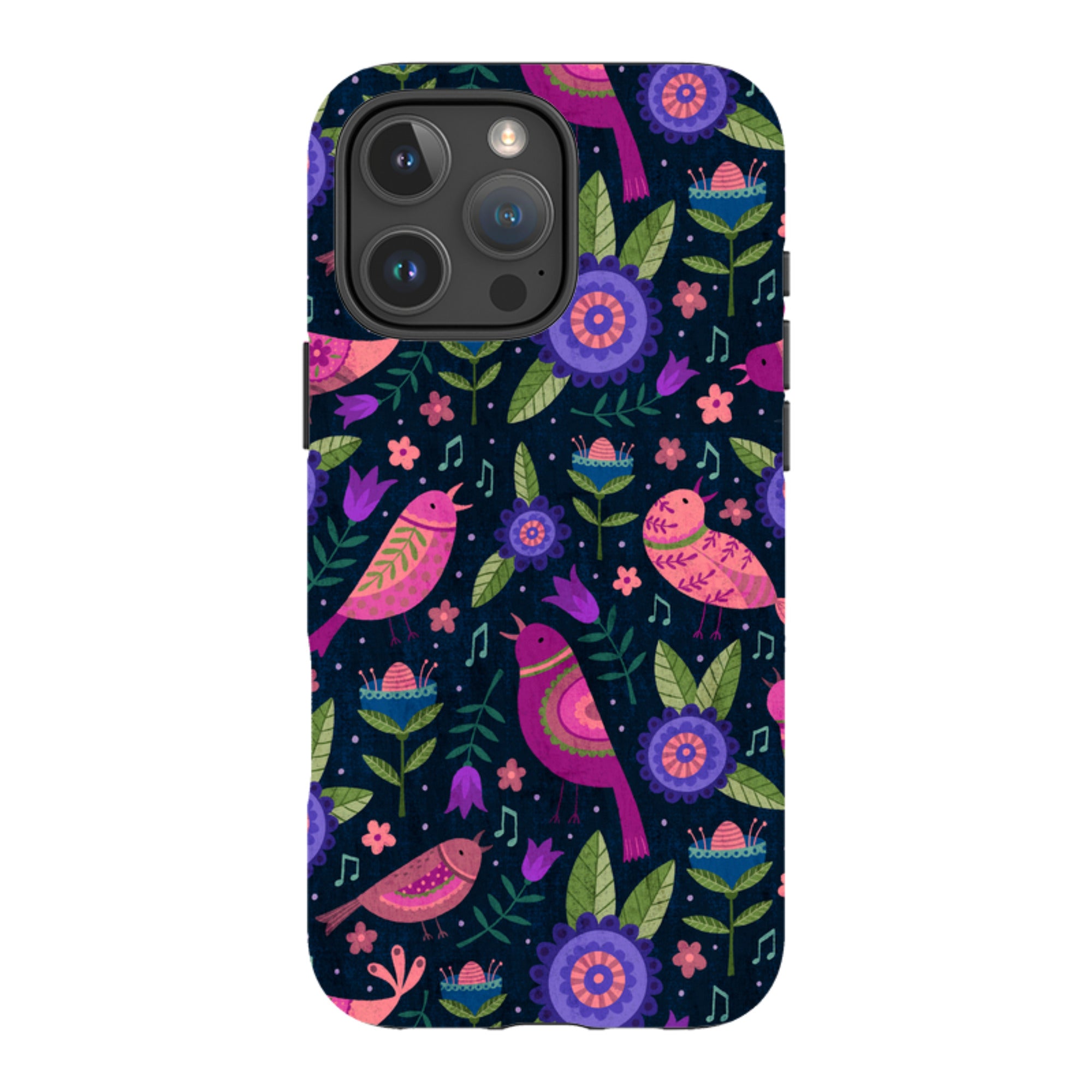 iPhone Tough Case - Bird Pattern VI By Suzy Taylor