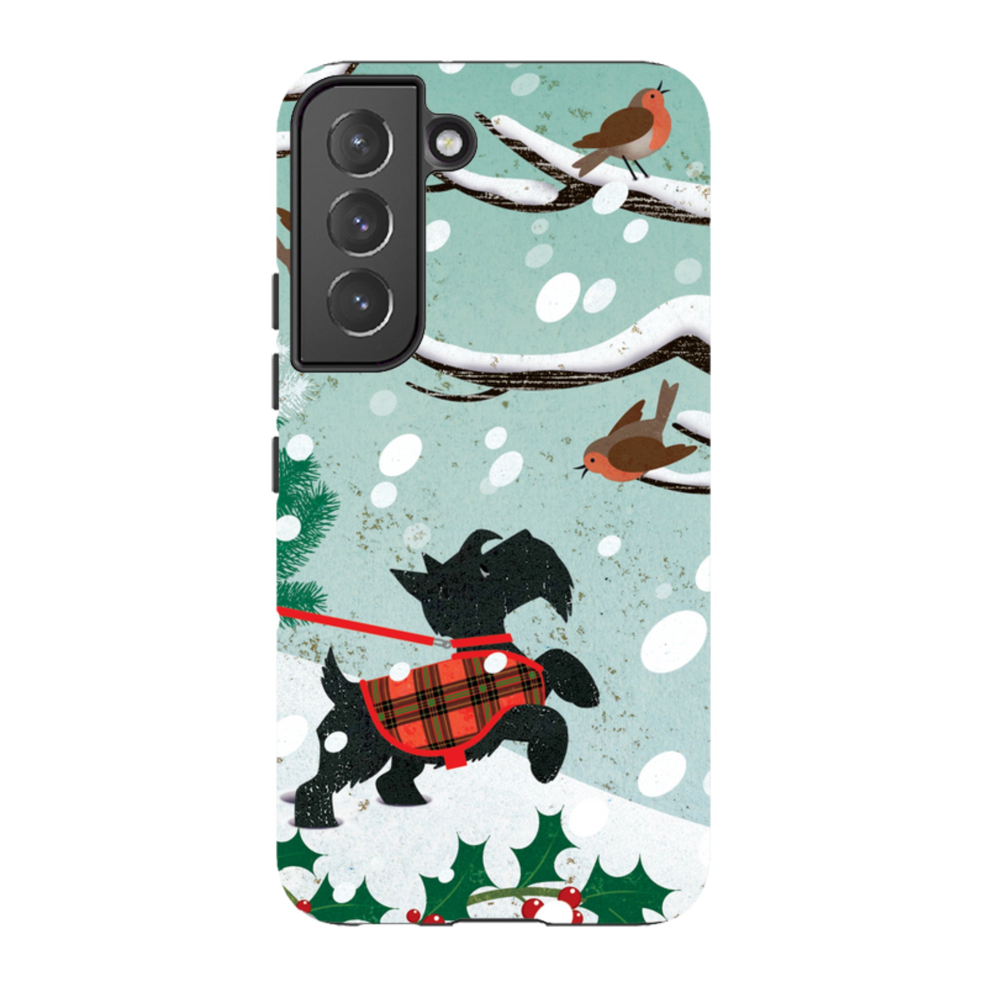Samsung Tough Case - Scottie in Snow By Liane Payne