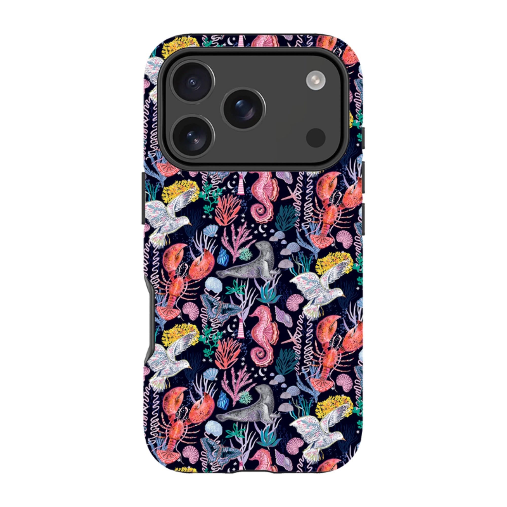 iPhone MagSafe Tough Case - Coastline Pattern A By Emma Frances Grant