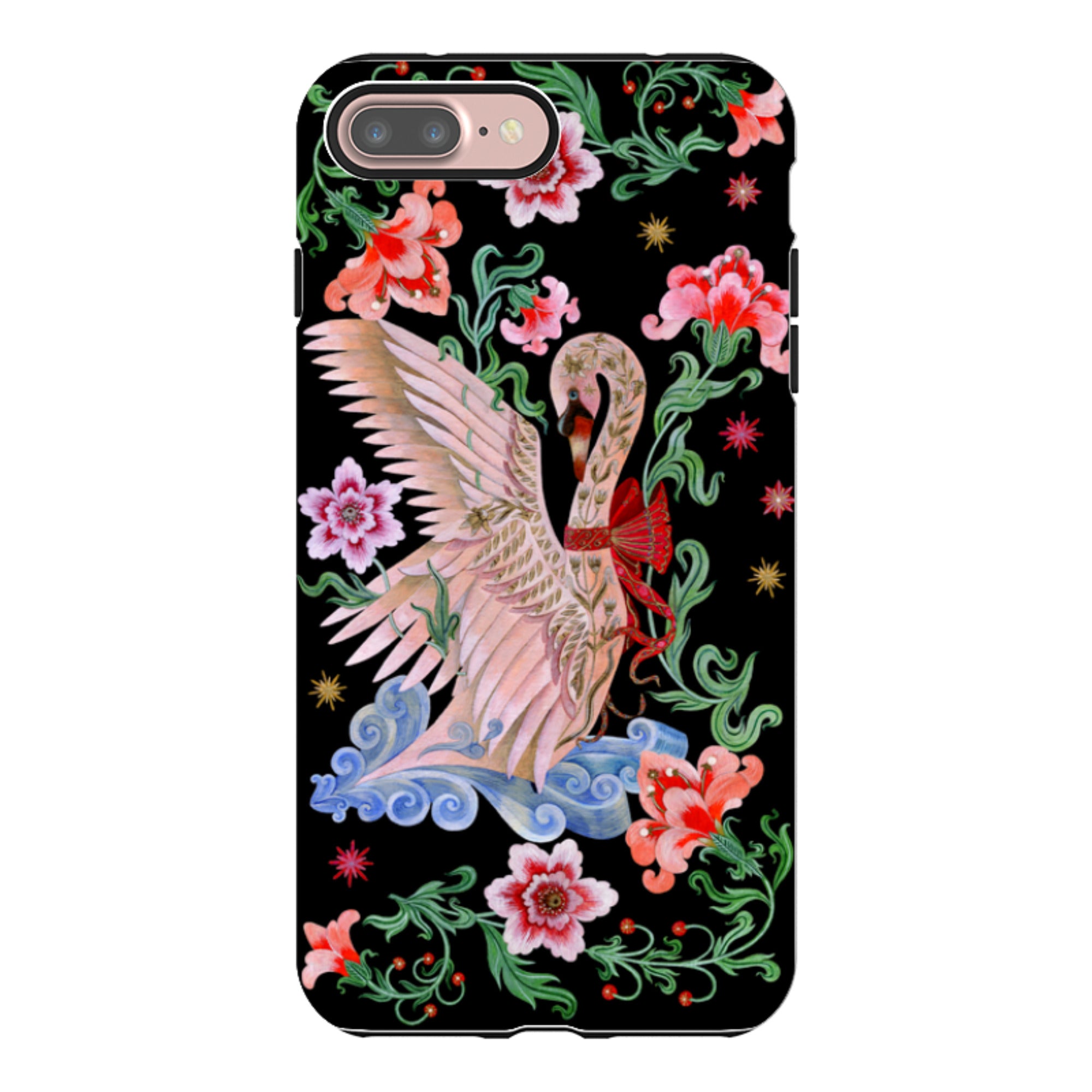 iPhone Tough  Case - Seven Swans A Swimming By Maria Matos