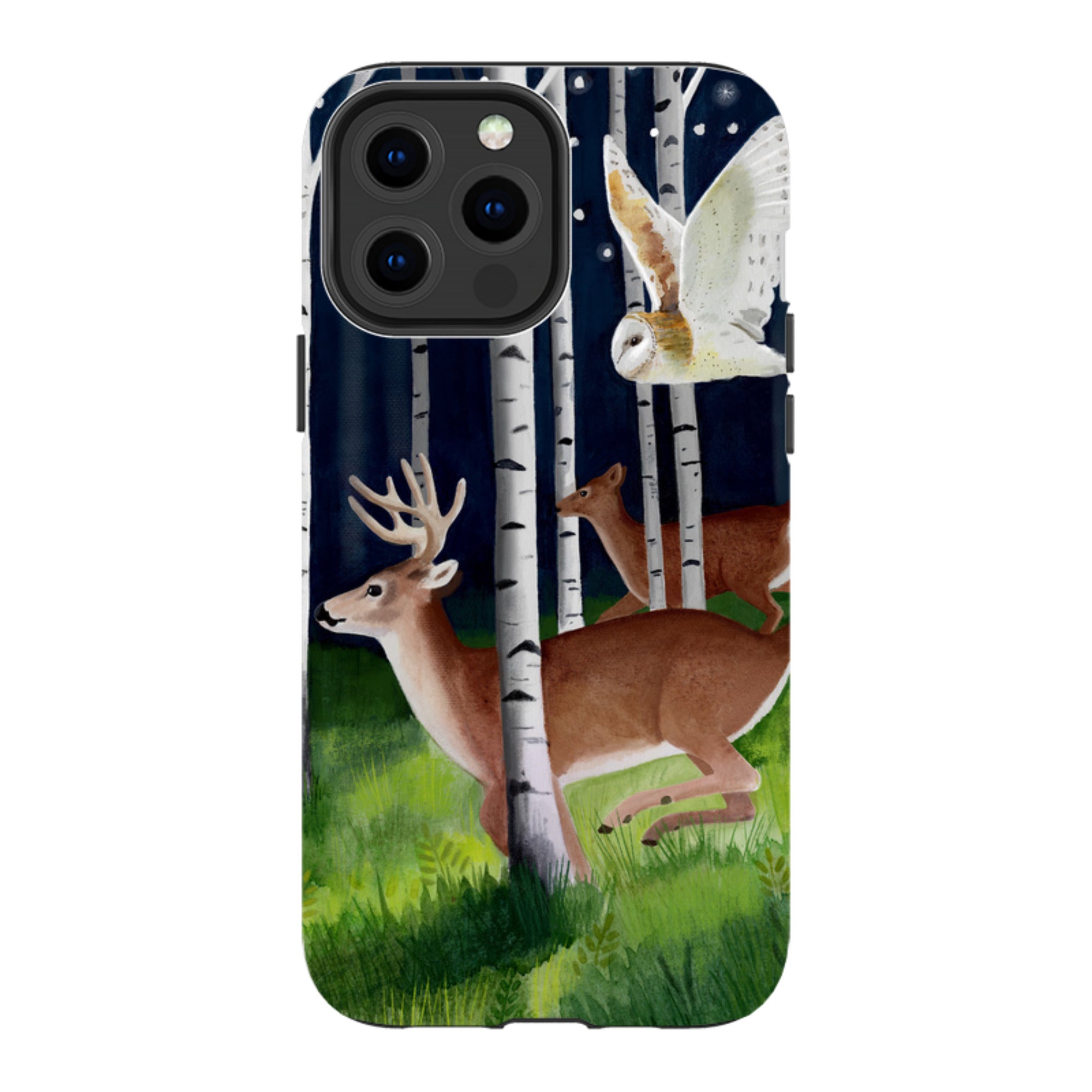 iPhone MagSafe Tough Case - Green Forest By Bex Parkin