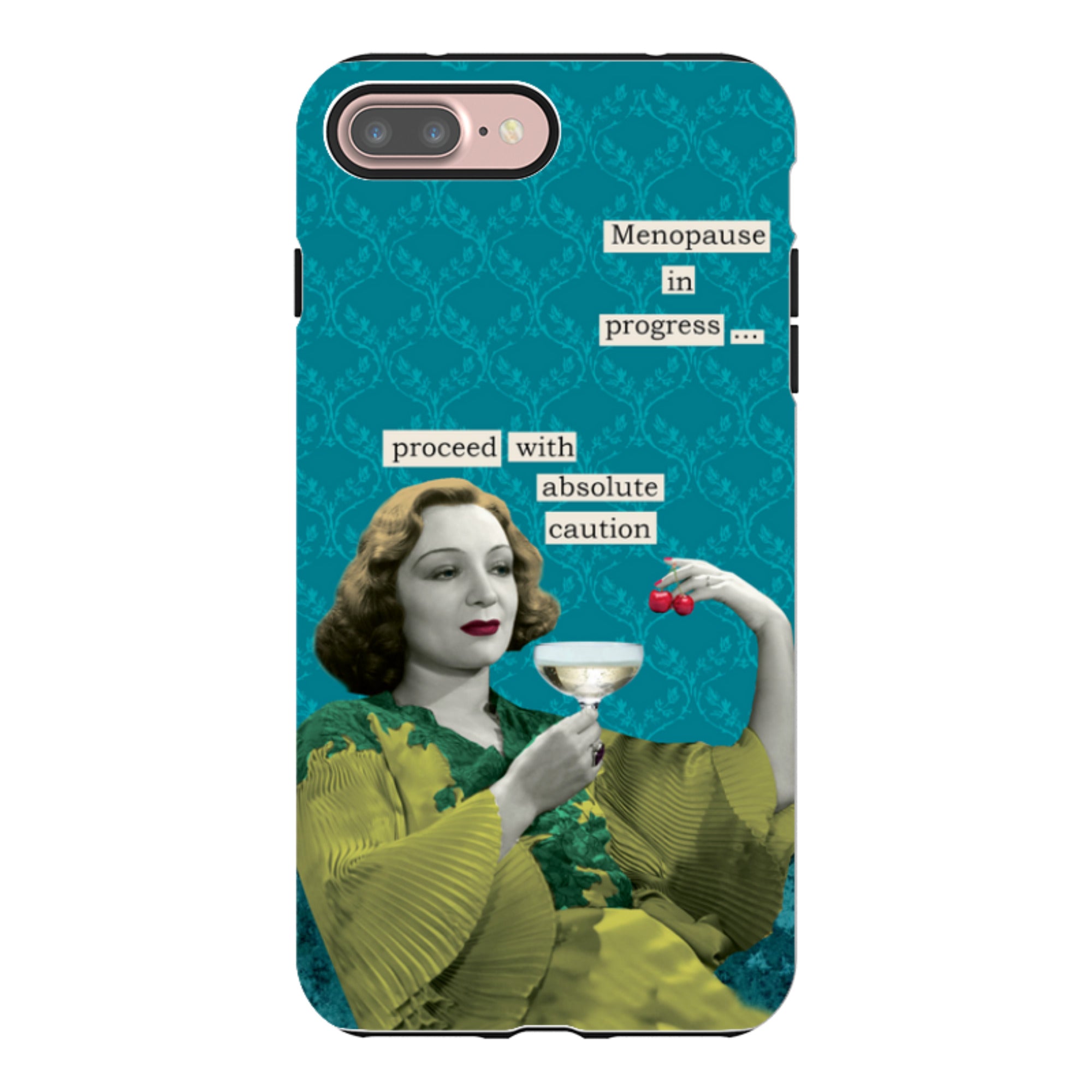 iPhone Tough Case - Menopause In Progress By Clare Jordan