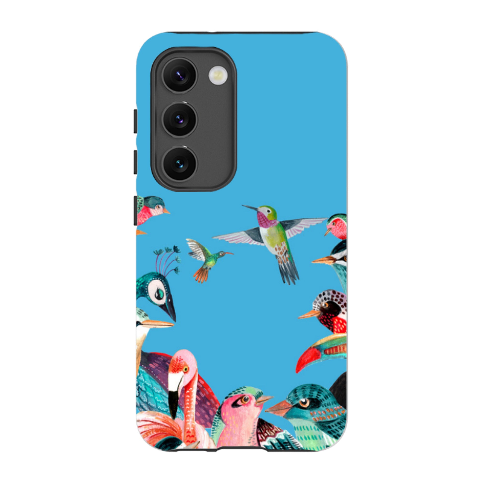Samsung Tough Case - Blue Birds By Caroline Bonne Muller