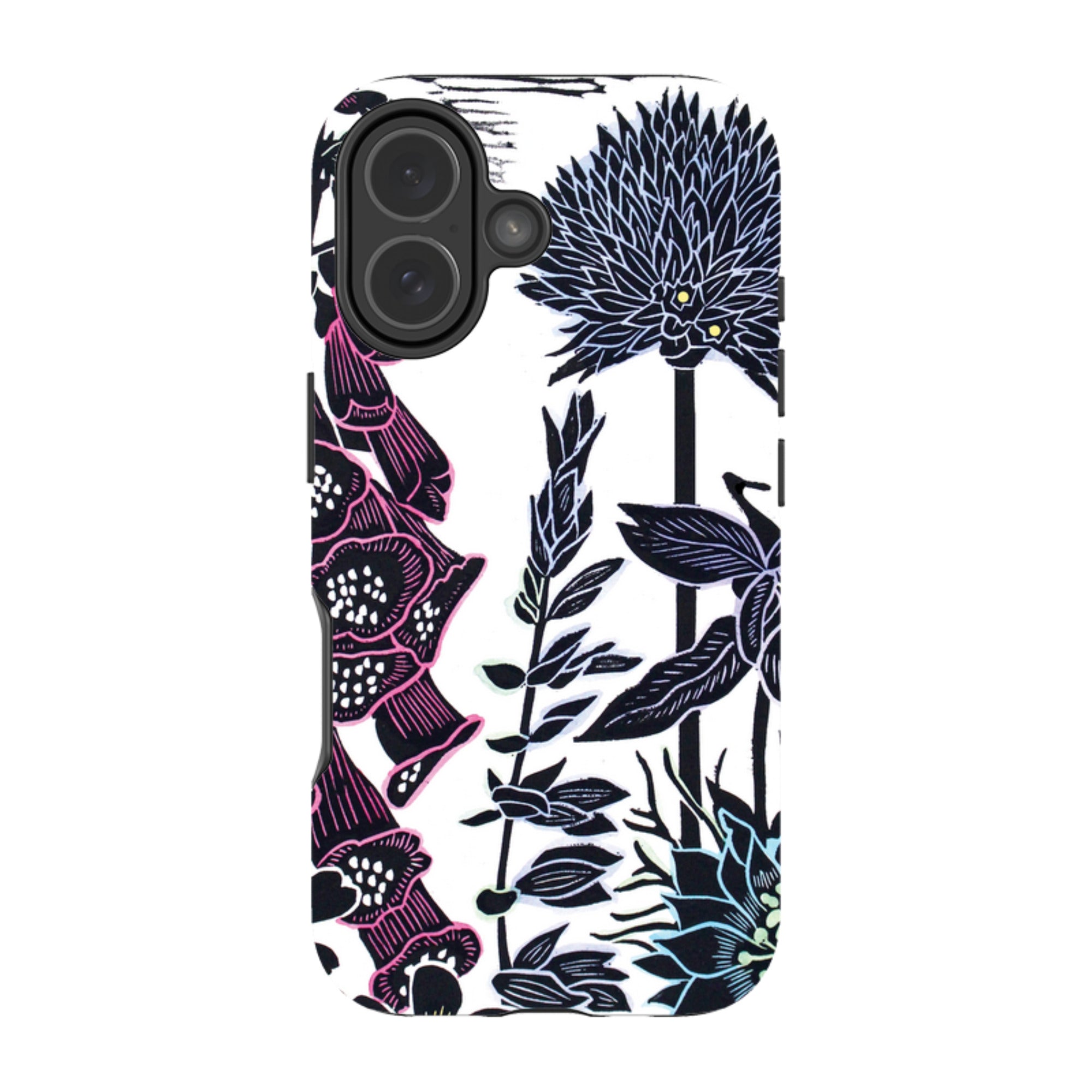 iPhone Tough Case - Foxgloves By Kate Heiss