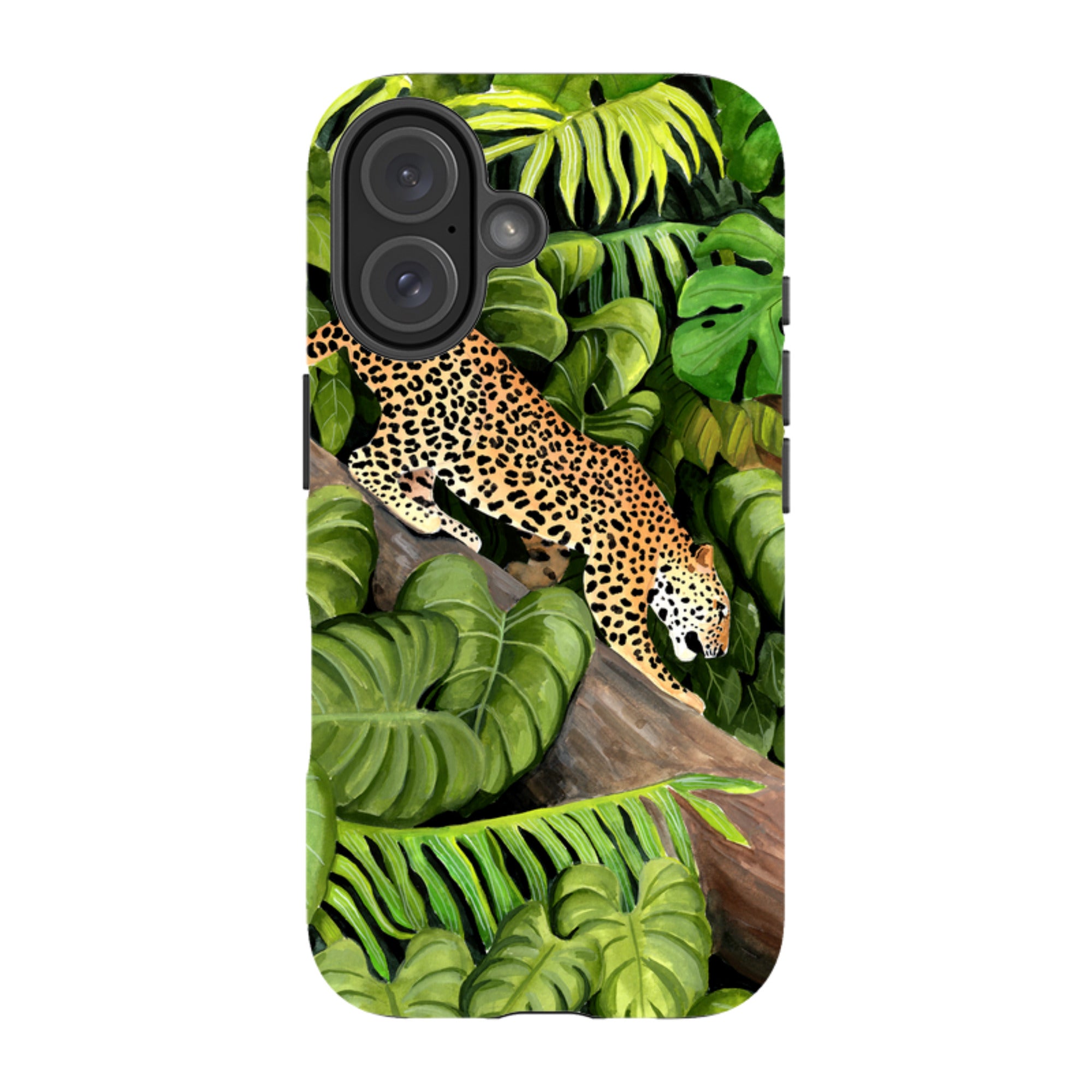 iPhone Tough Case - Leopard Poised By Bex Parkin