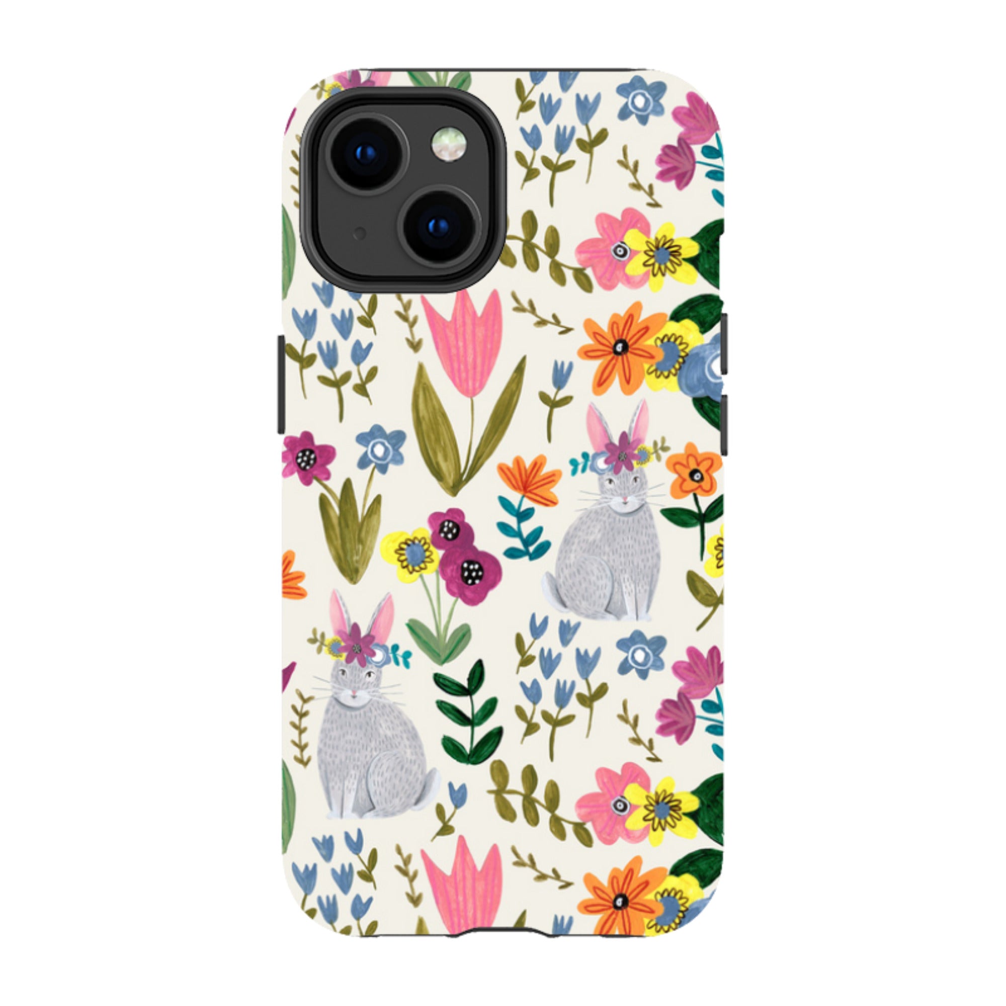iPhone MagSafe Tough Case -  Rabbit Floral By Caroline Bonne Muller