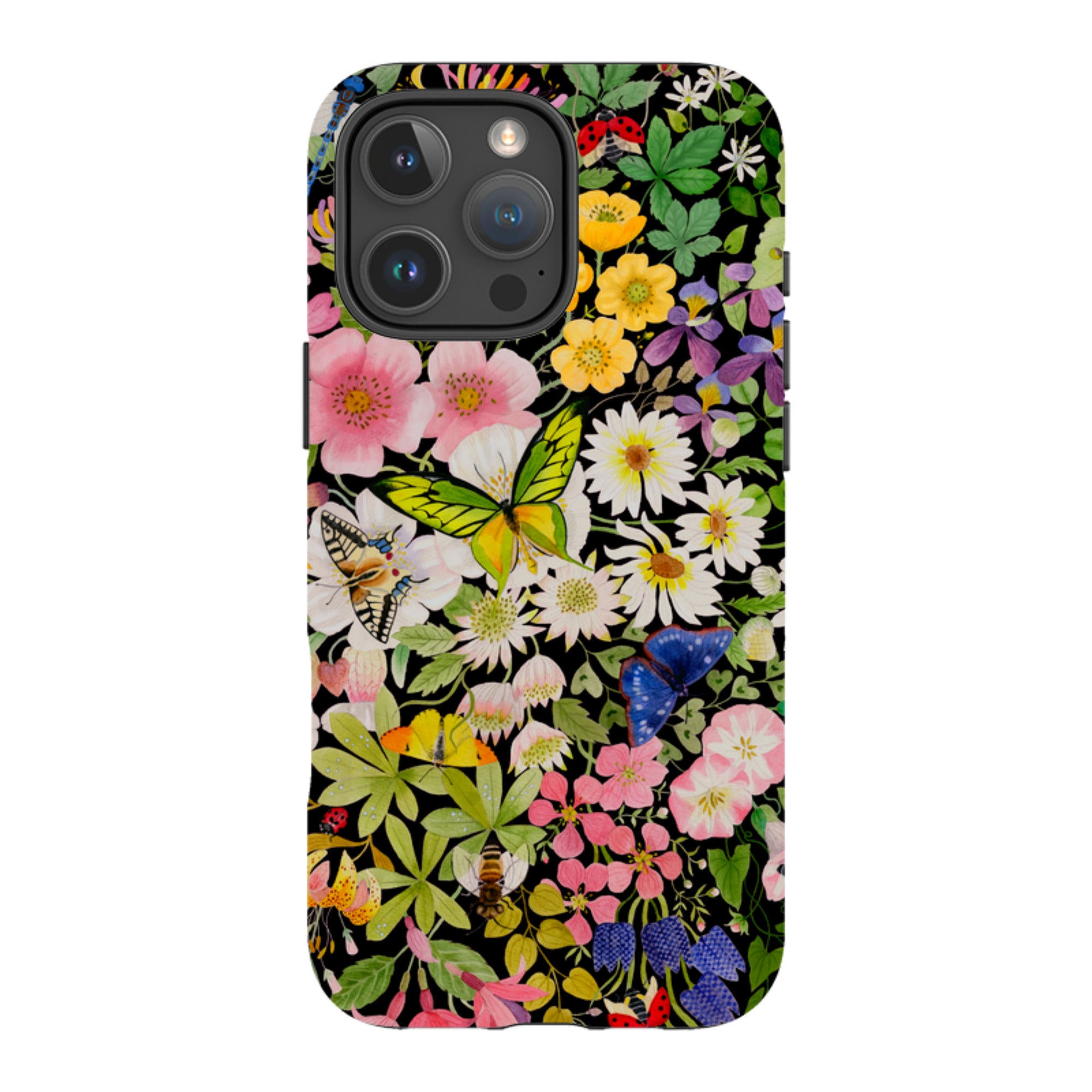 iPhone Tough Case - Wild Flowers By Bex Parkin