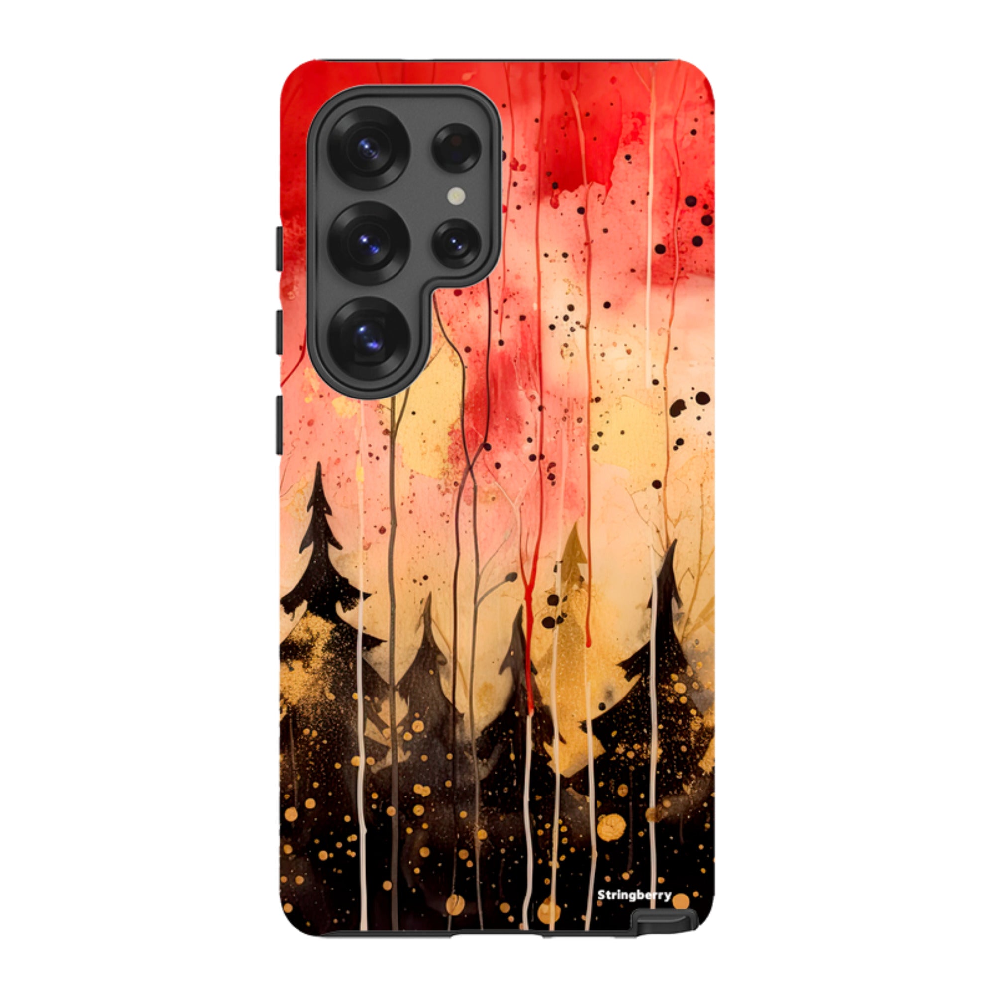 Samsung Tough Case - Watercolour Winter Forest