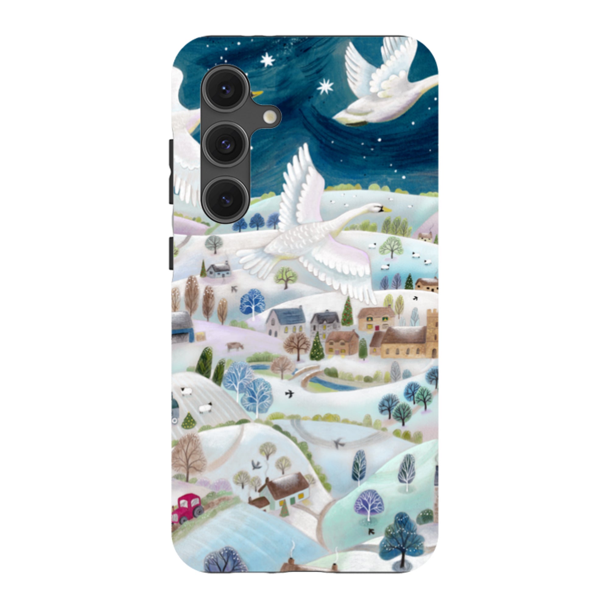 Samsung Tough Case - Winter Swans By Bex Parkin