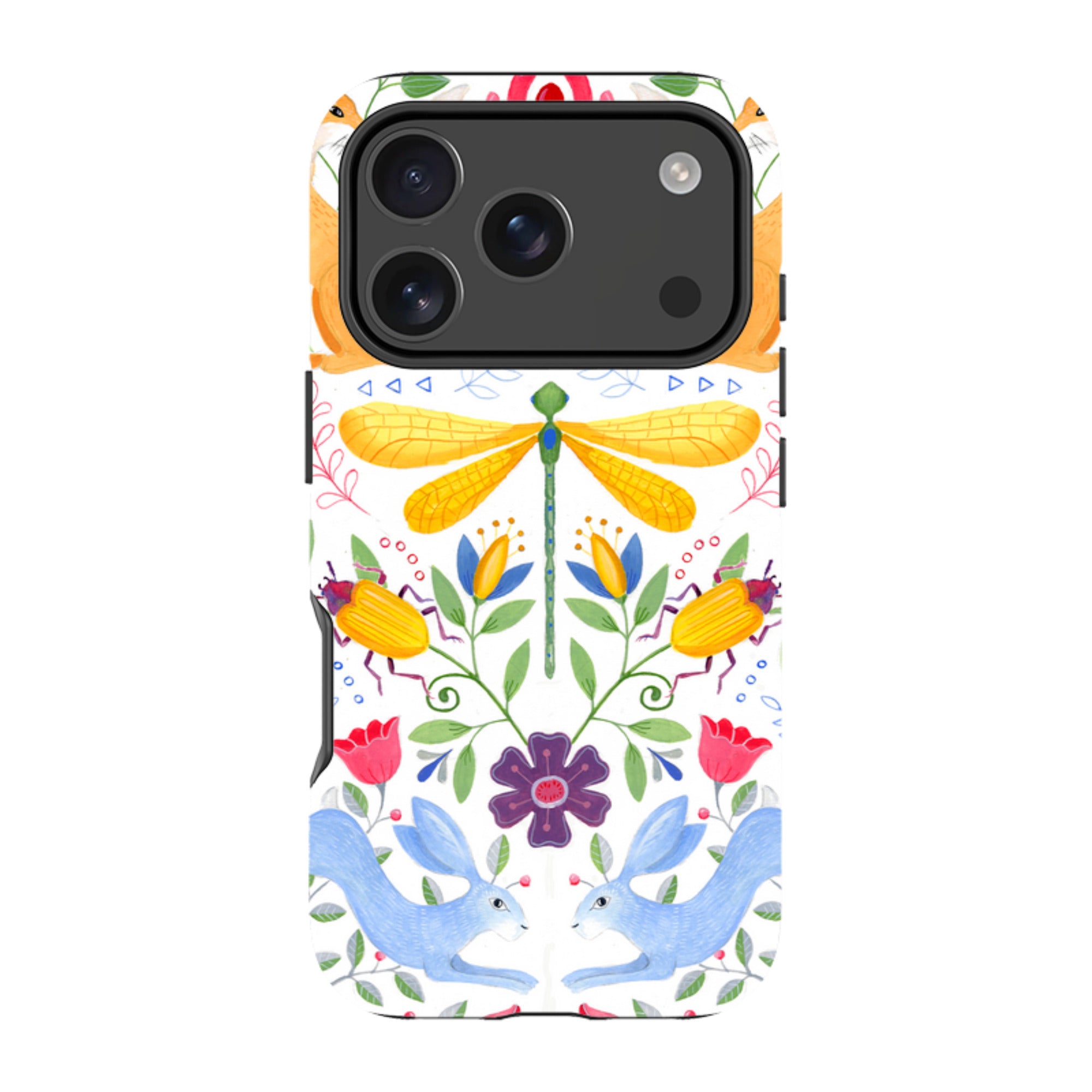 iPhone Tough Case - Folk Garden By Bex Parkin
