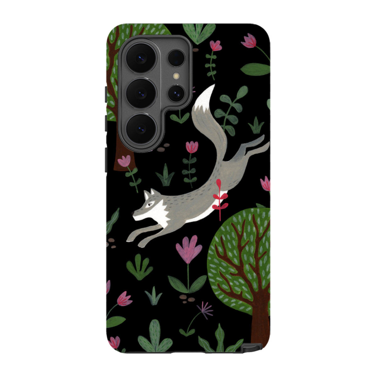 Samsung Tough Case - Wolf In Trees By Bex Parkin